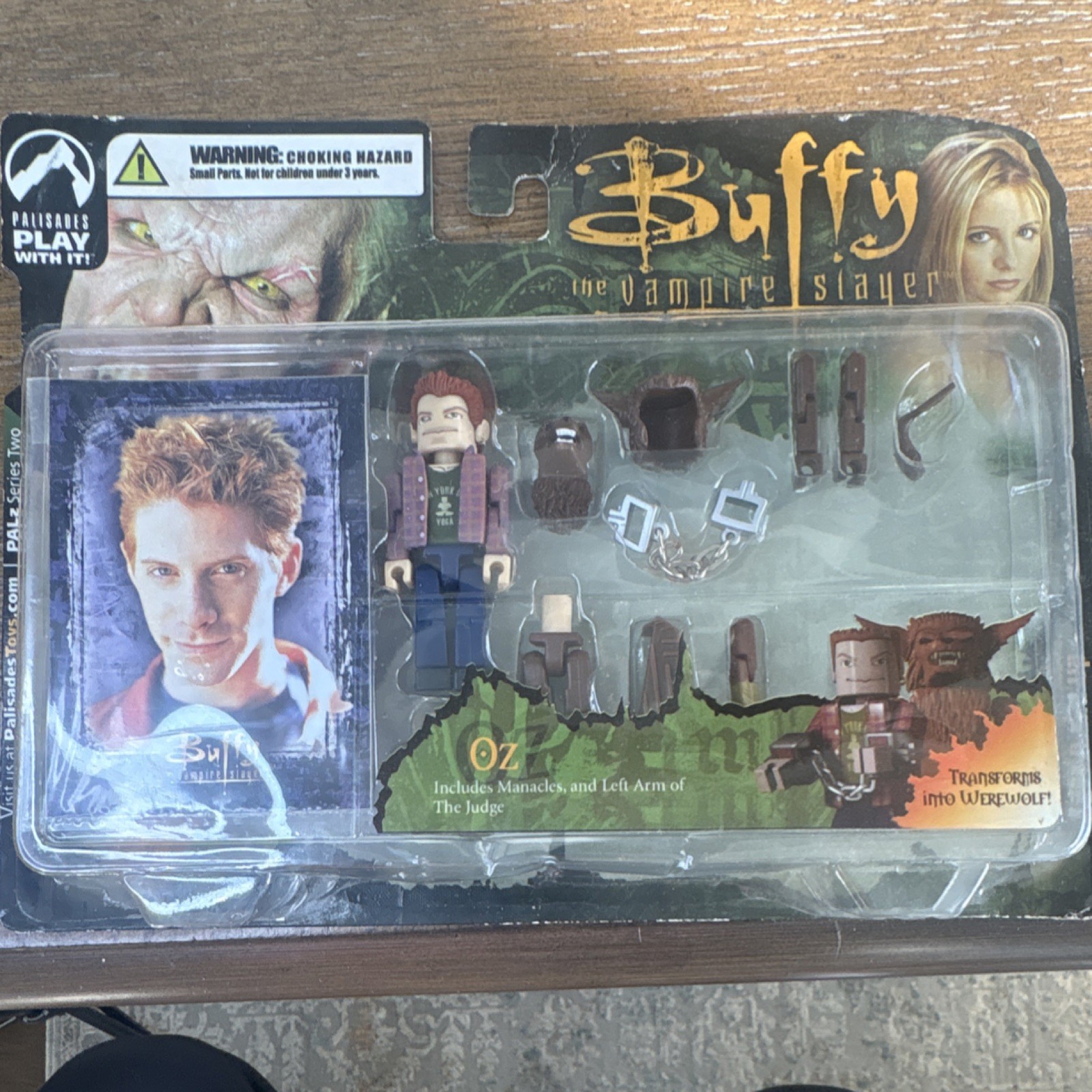 Palisades Buffy the Vampire Slayer Oz Figure Werewolf Transform w/ Accessories