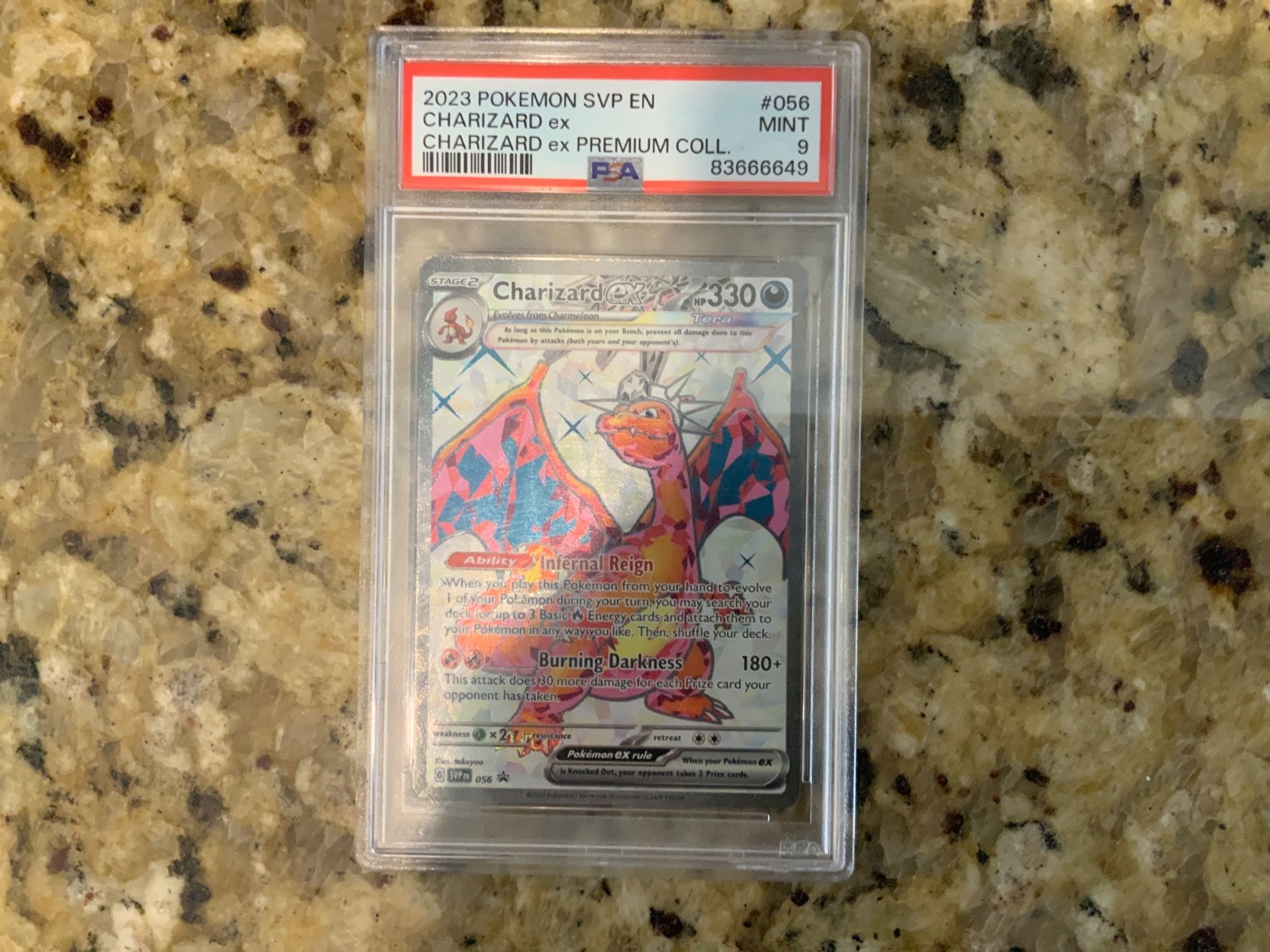 2023 Pokémon Scarlet & Violet - SVP Black Star Promos Charizard #056 PSA 9 MINT