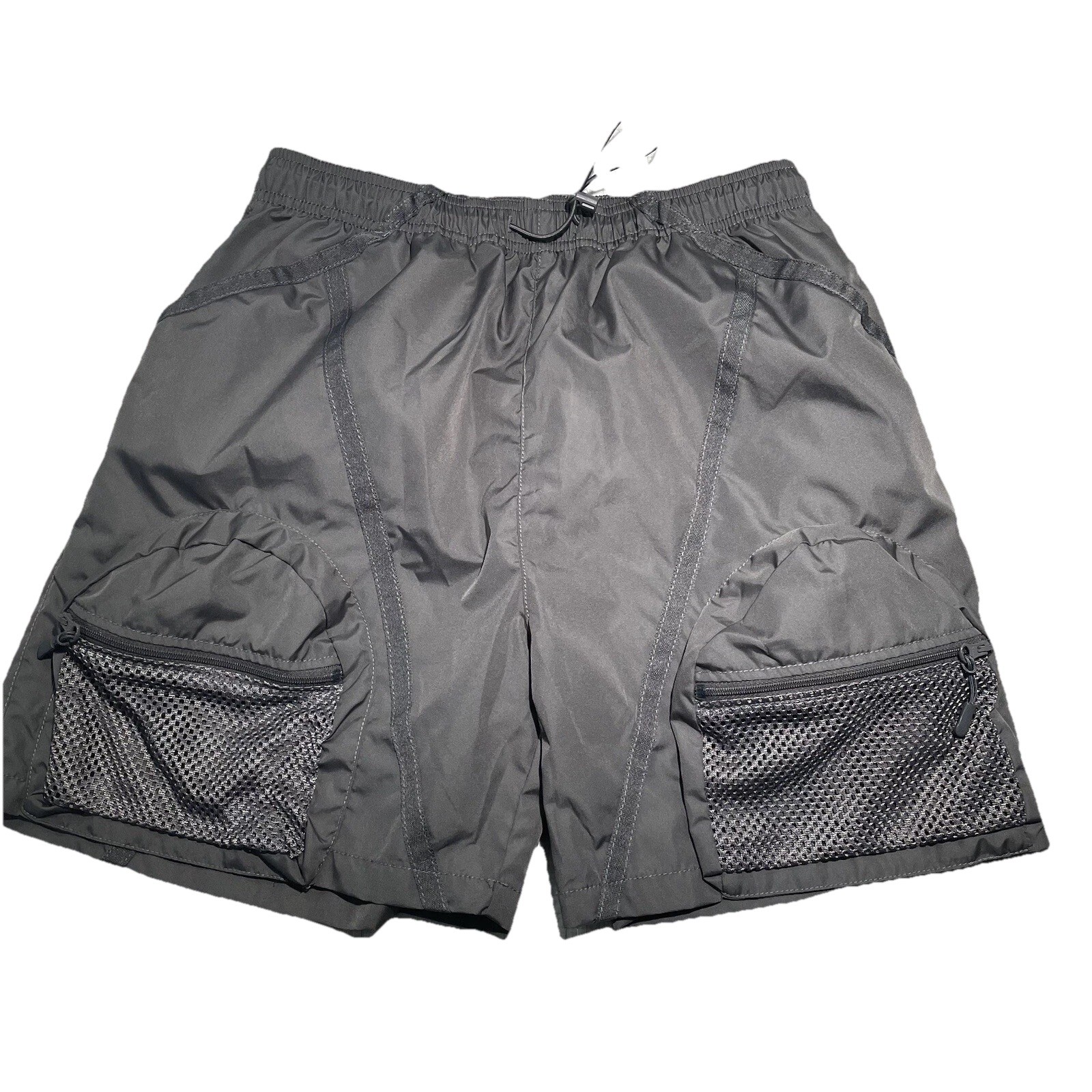 Standard Cloth Shorts Mens Small Gray Mesh Pockets Swim Trunks EUC