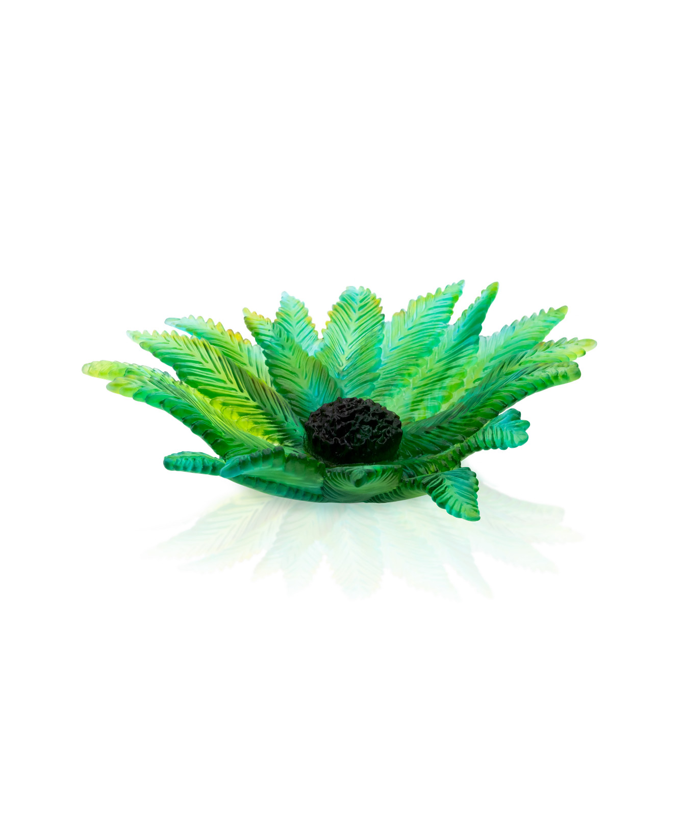 Daum Home Décor - Large Palm Beach centerpiece crystal tropical allure - 5760