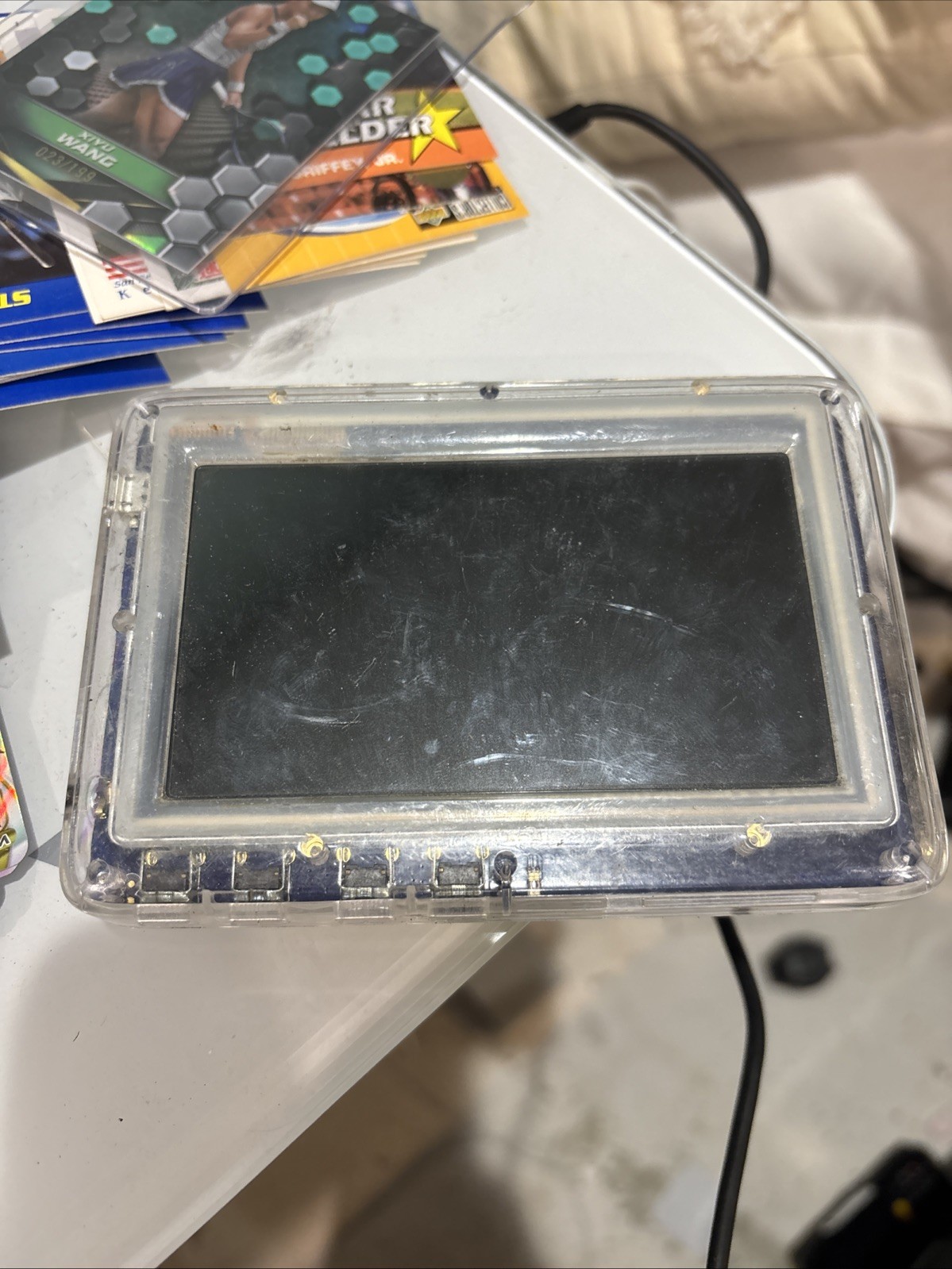 Prison Tablet JPay JP5 See Through Jail Prison Mini Tablet Parts Only As Is