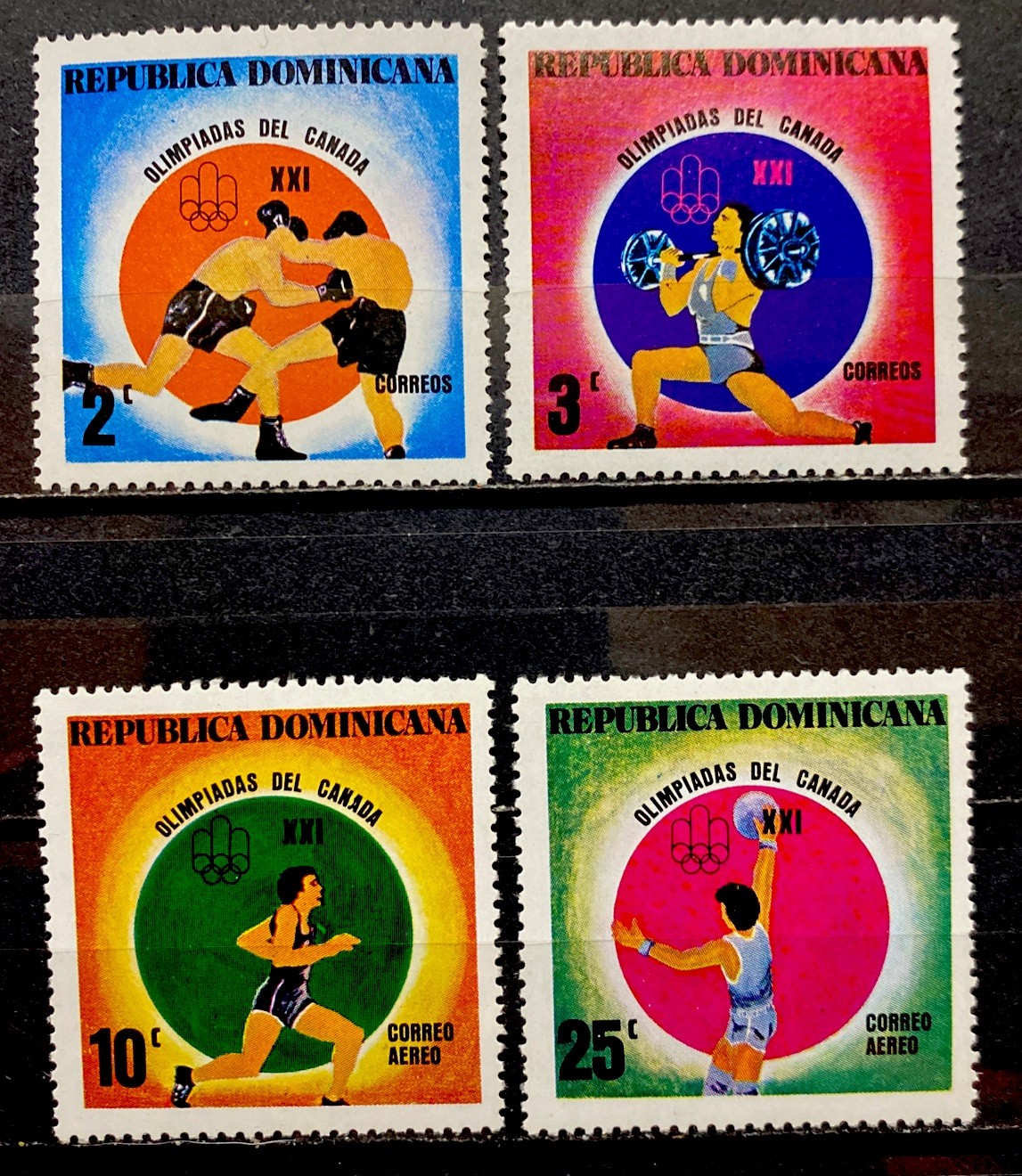 Dominican Republic 1976. SC# 775-776, C248-C249. MNH