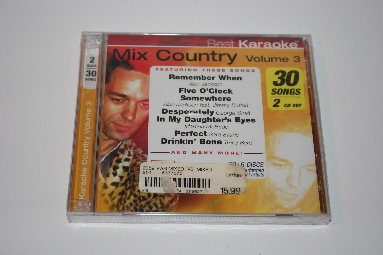 NEW 2003 Mix Country Best Karaoke Volume 3 30 Songs 2 CD+G Set