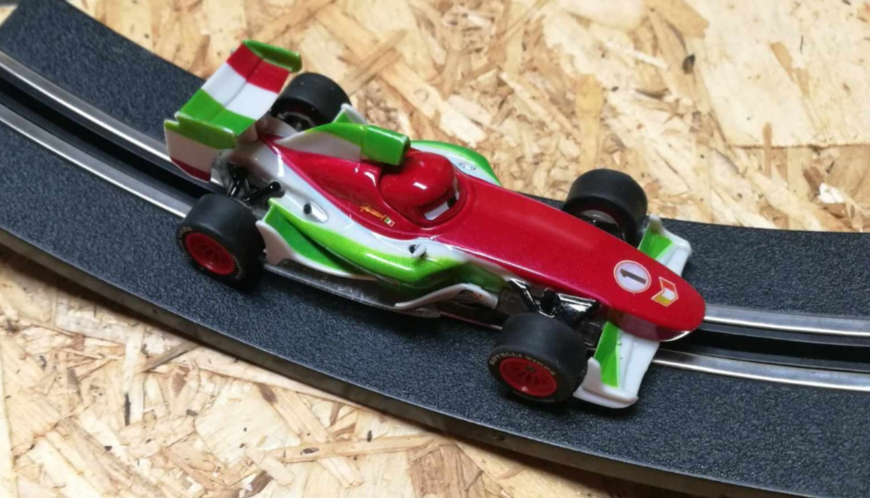 Carrera Go!!! #64001 Disney Pixar Cars Neon Light Francesco Bernoulli Slot Car