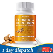 Turmeric Curcumin 10000mg With Bioperine superior Absorption 120 capsules