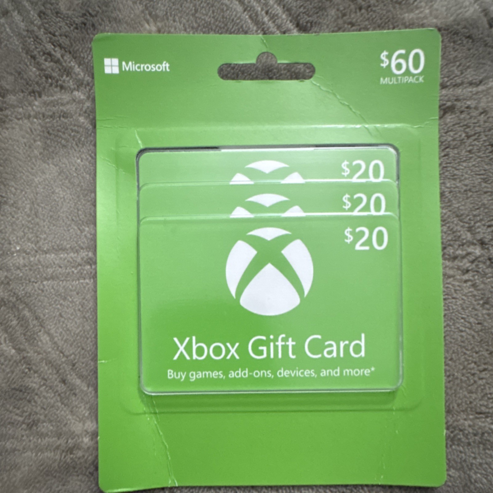 Microsoft Xbox Gift Card $60 Multipack (3 x $20)