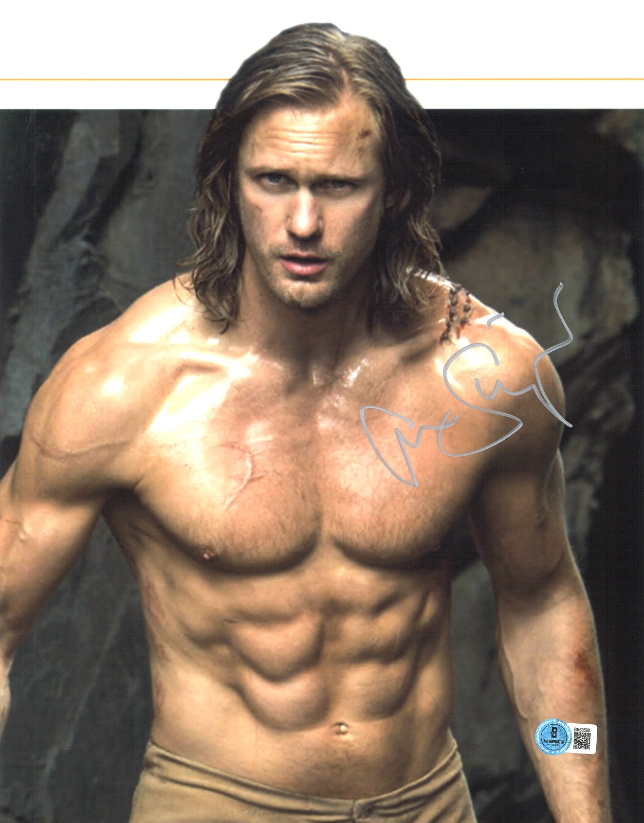 Alexander Skarsgard Signed Autograph The Legend of Tarzan 11x14 Photo Beckett