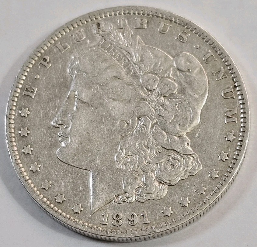 1891 o morgan dollar xf condition (#92)