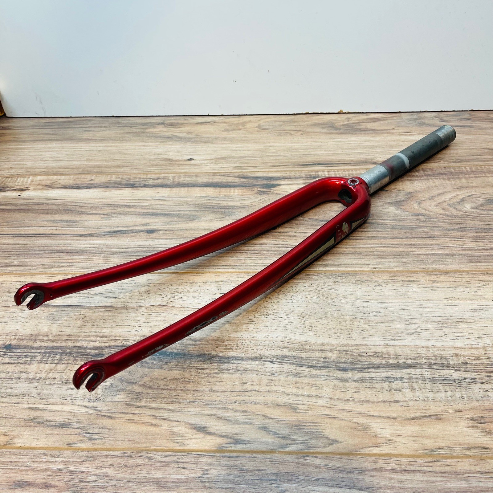 Trek Icon Carbon Road Fork 700C 1-inch Threaded 182mm Steerer Red