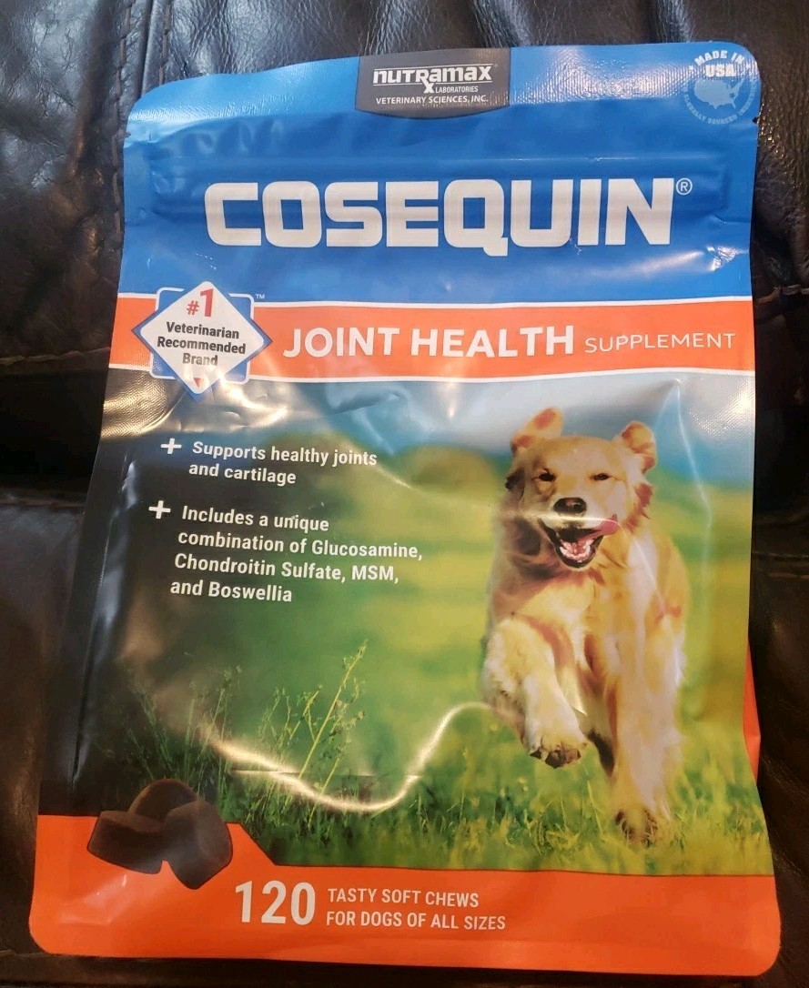 Nutramax Cosequin DS Joint Health Supplement 120 Dogs Soft Chews NEW Sealed 