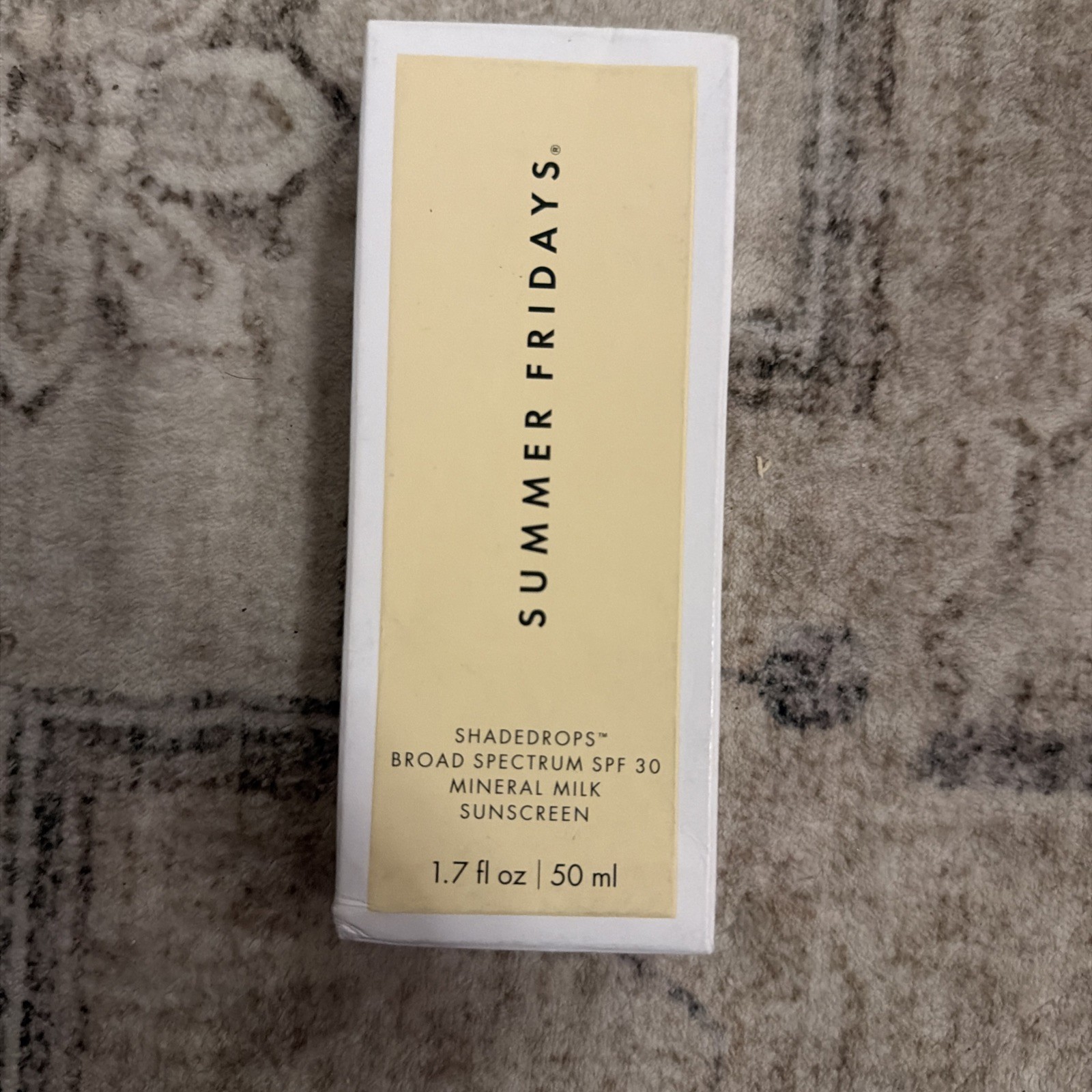 NEW SUMMER FRIDAYS SHADEDROPS SPF 30 MINERAL MILK SUNSCREEN 1.7 OZ LIGHTWEIGHT