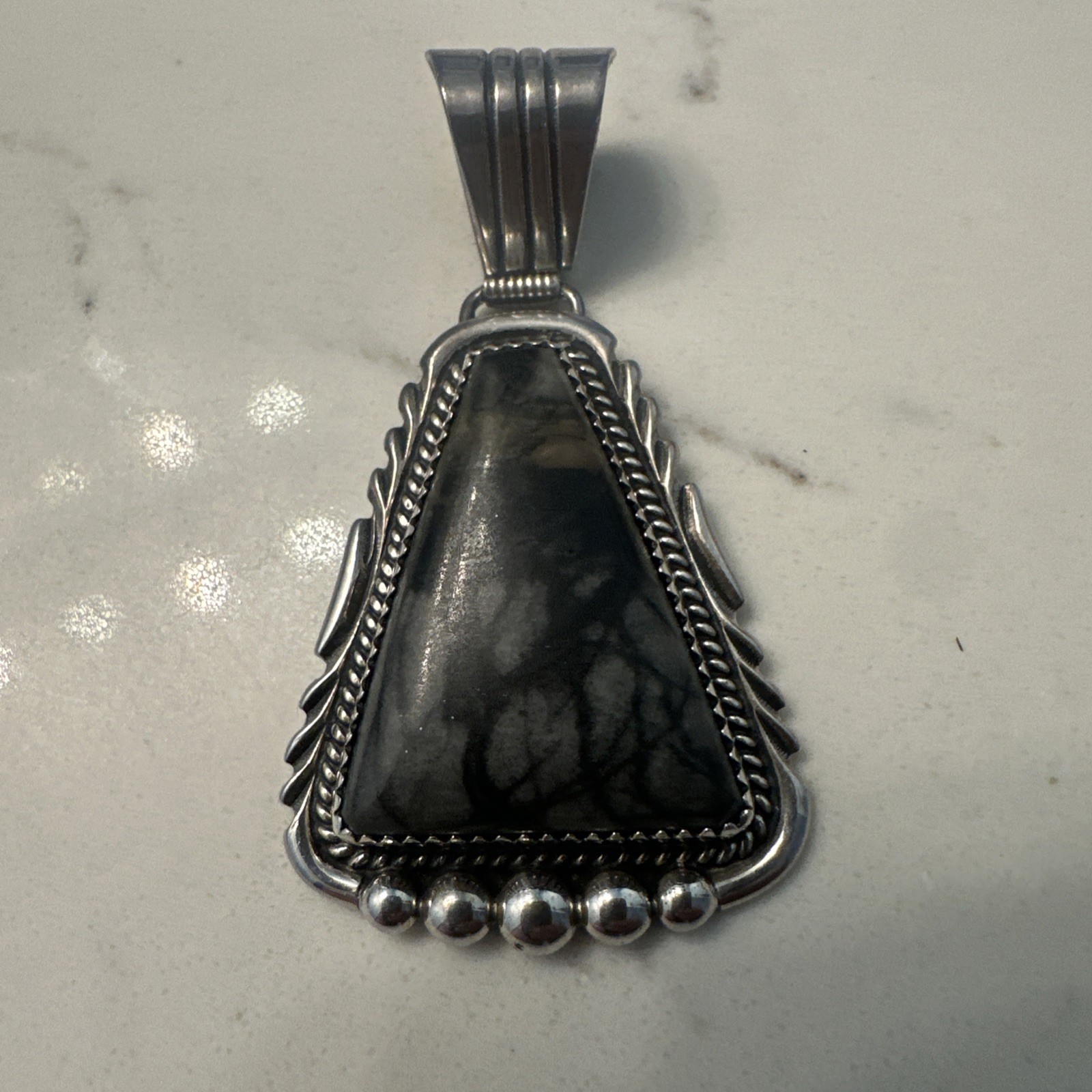 Loren Thomas Begay LTB Navajo Sterling Silver NATIVE AMERICAN Pendant