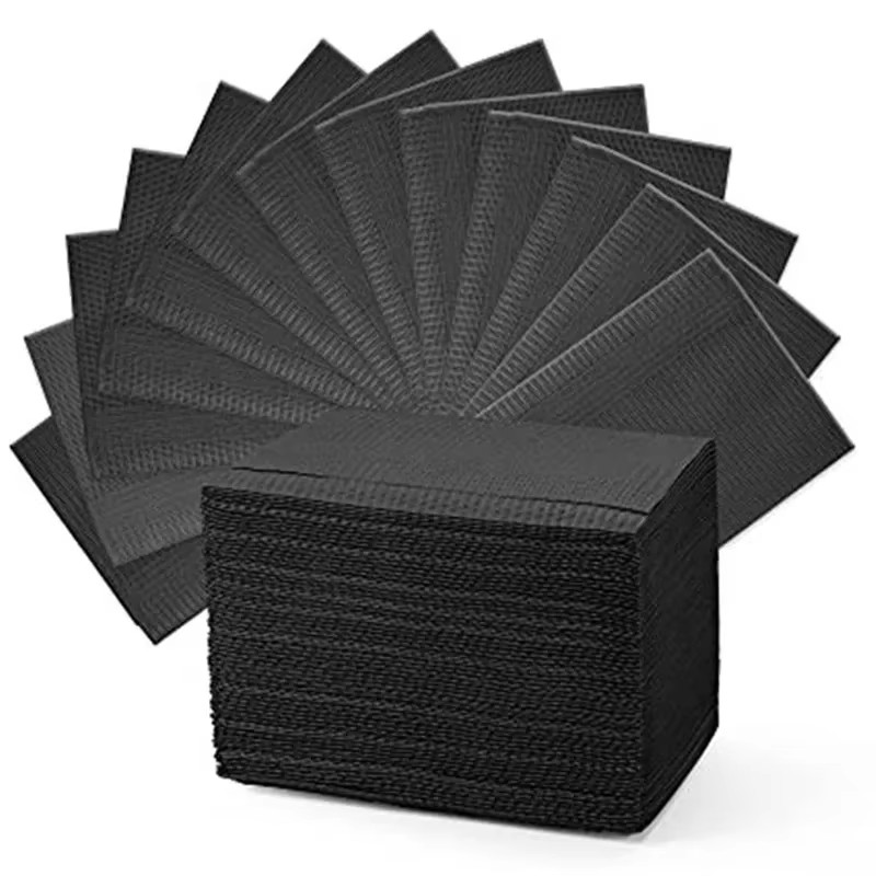 125/50/20Pcs Black One-Time Tattoo Cleaning Wipes Pad Disposable Dental Piercing