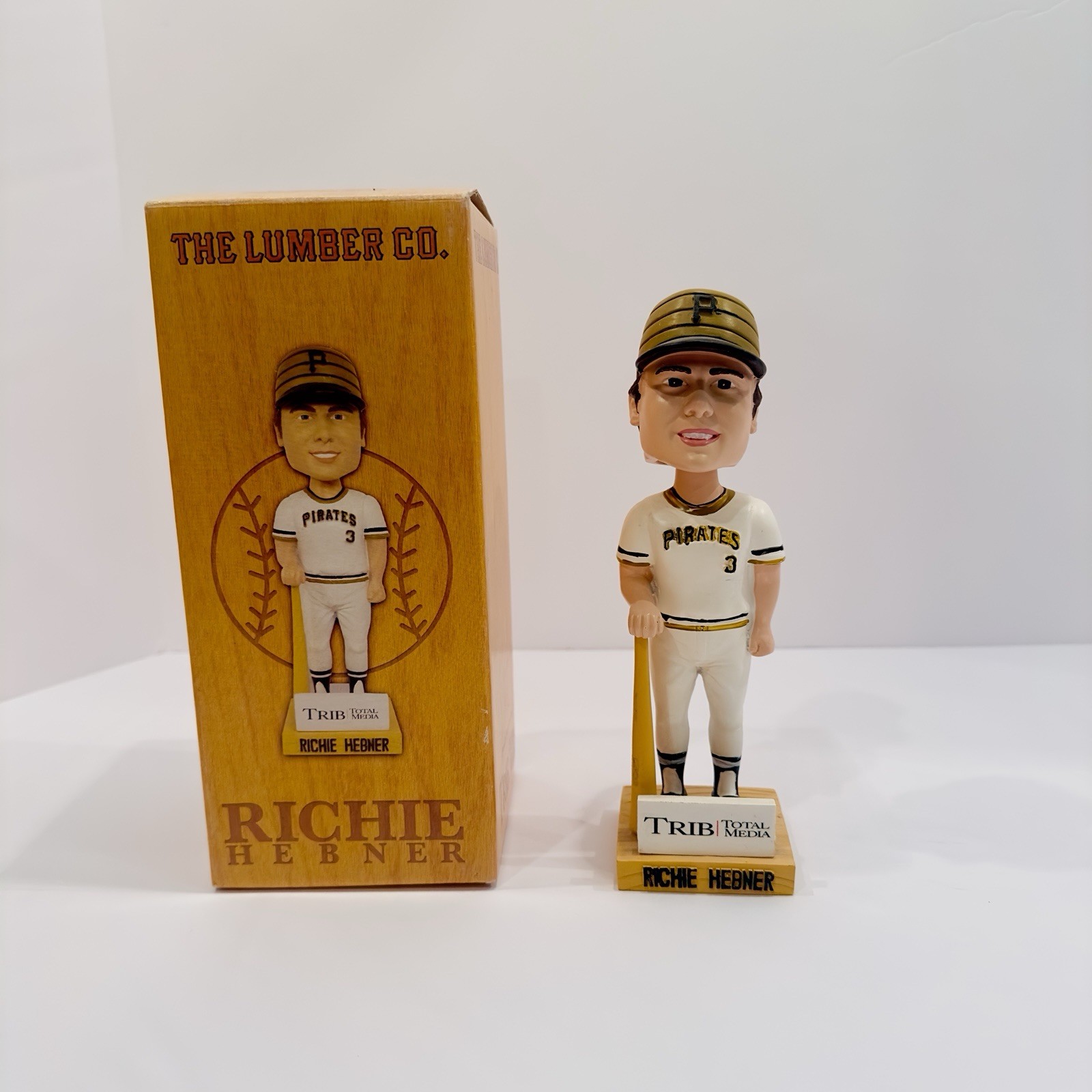 Pittsburgh Pirates RICHIE HEBNER The Lumber Company Stadium 2008 SGA Bobble Head