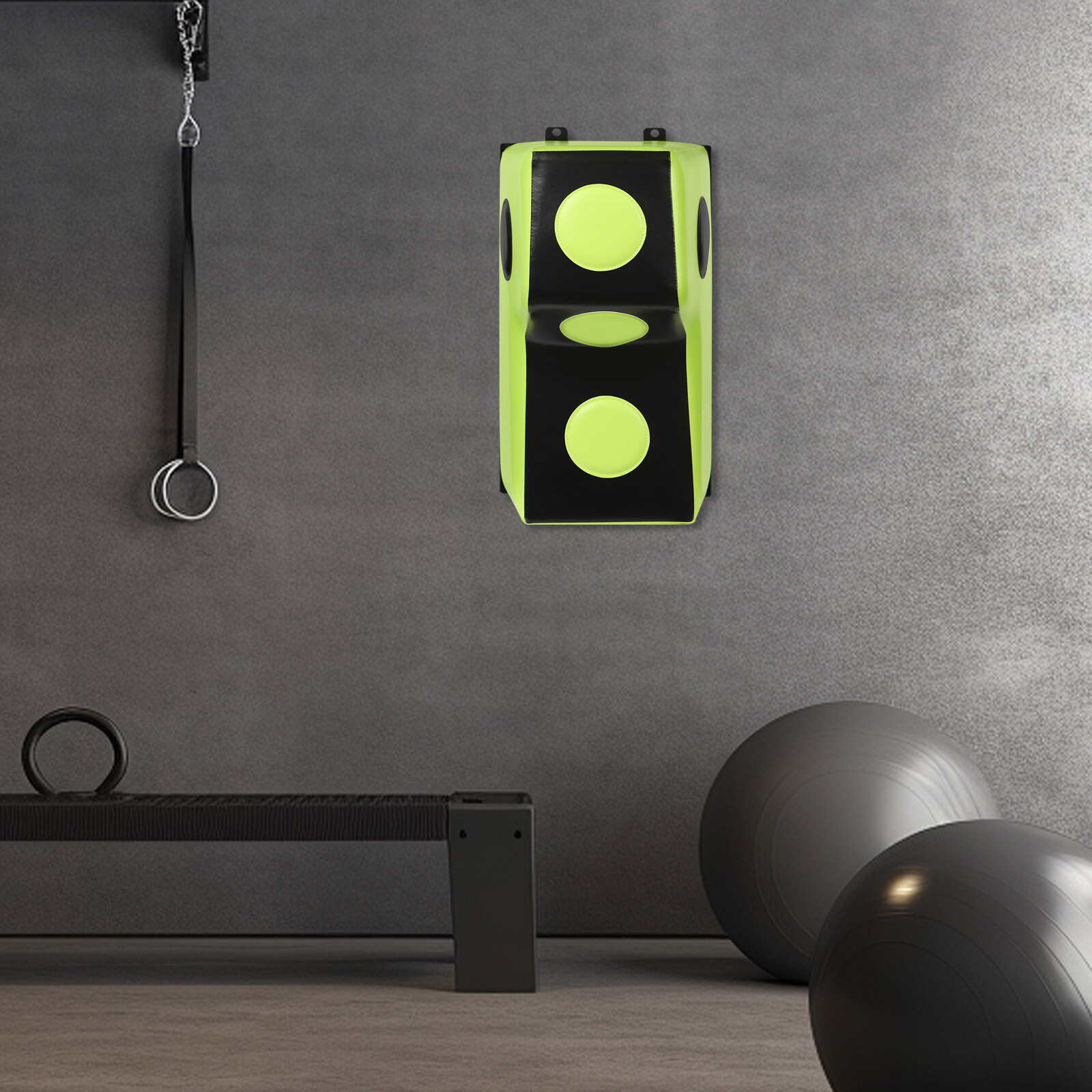 Wall Mount Punching Bag, Space-Saving Boxing Training Equipment for Hooks