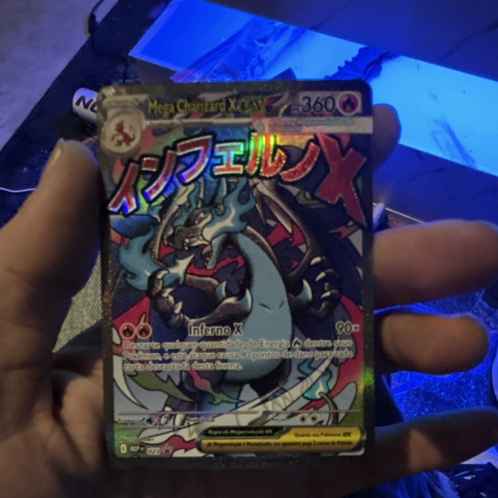 Pokémon Mega Charizard X EX Me: Mega Evolution Promo Holo Full Art 023 360 HP