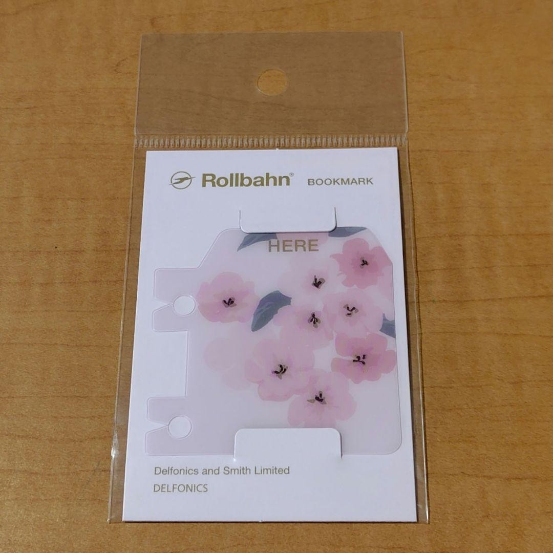 Rollbahn Cherry Blossom Light Pink Bookmark 2.1x2.2in Sakura Design