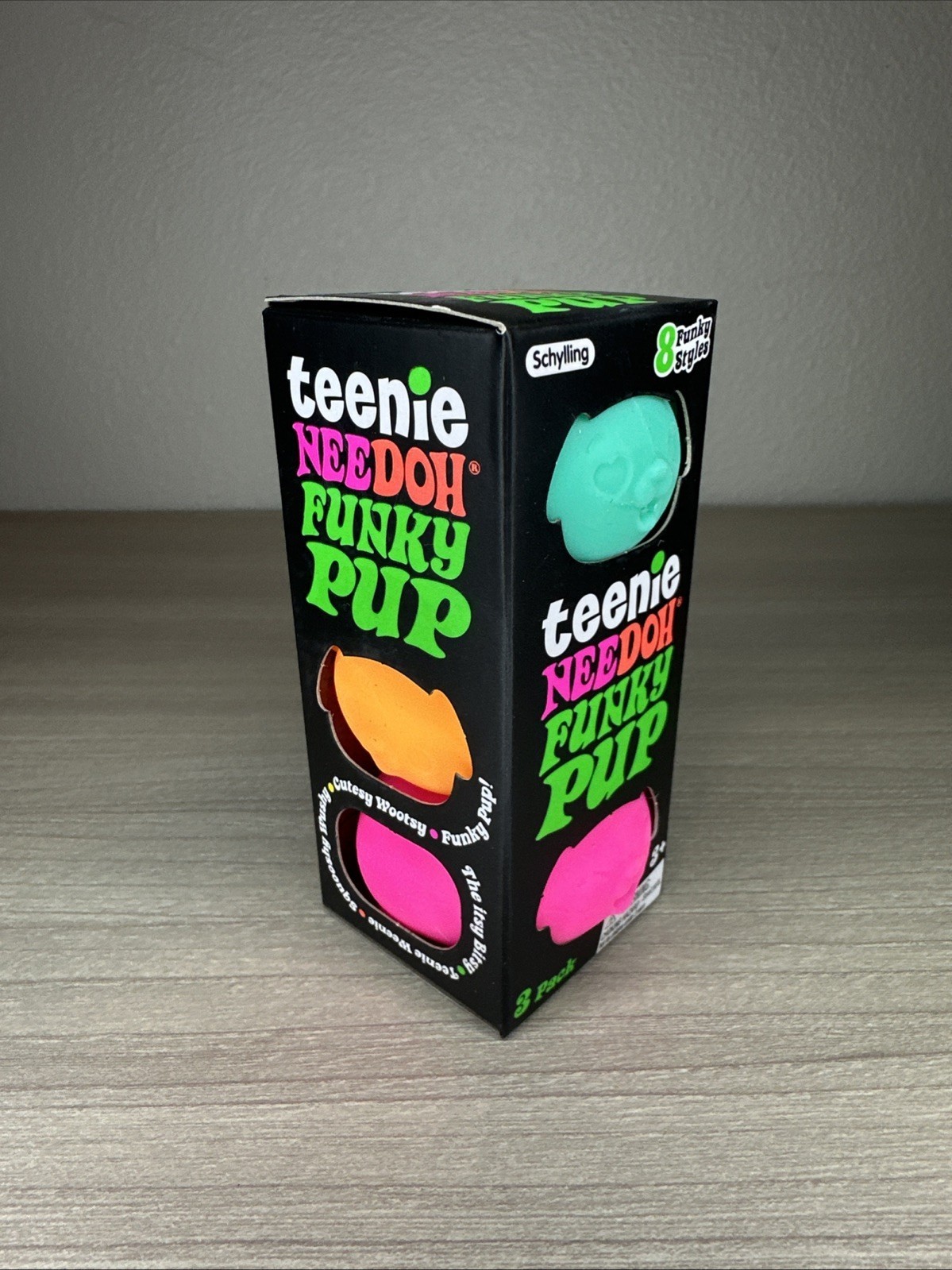 Schylling NeeDoh Teenie Funky Pups Nee Doh Sensory Squeeze Toy - RANDOM STYLE