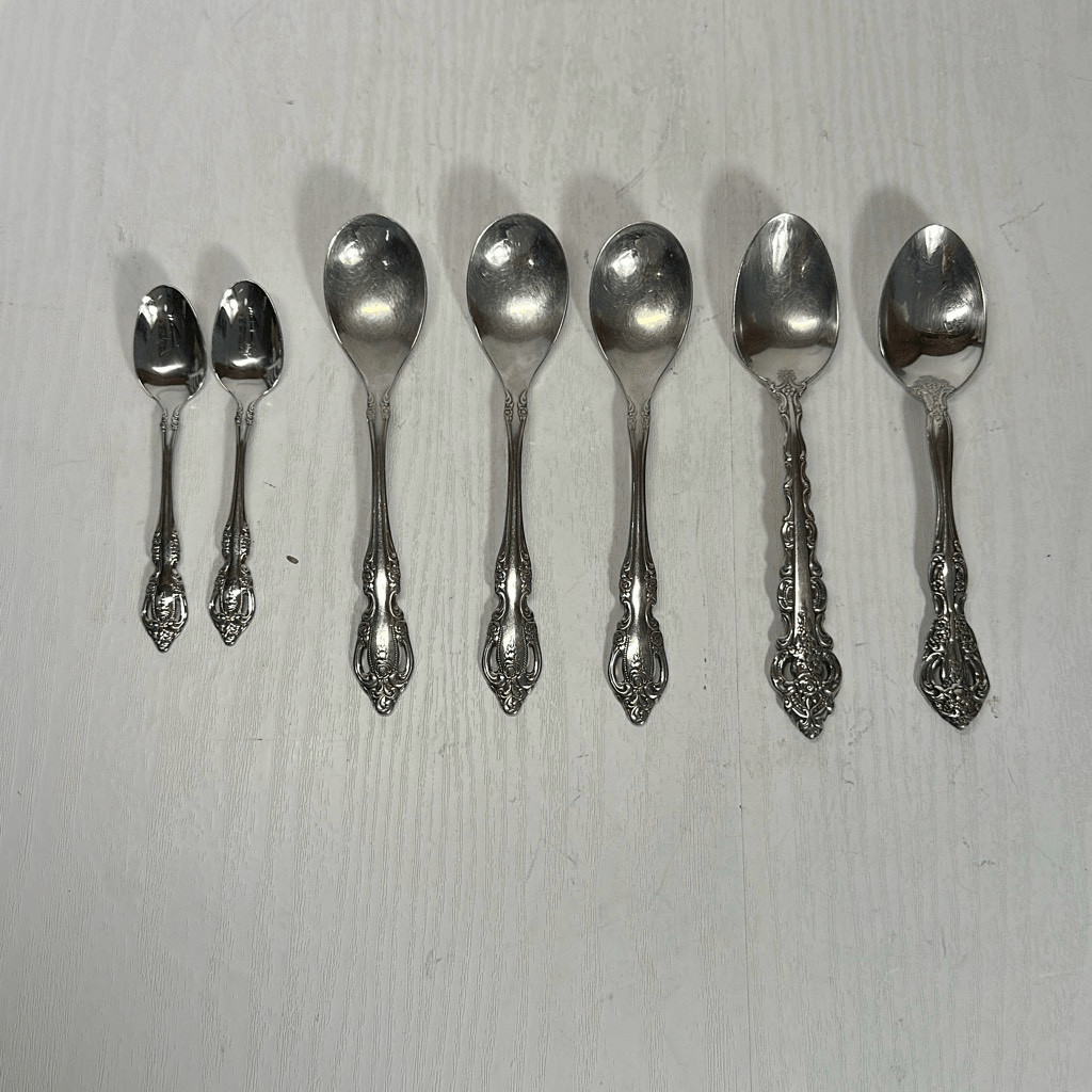 Oneida Brahms Community Stainless Steel Flatware Spoon lot set of 7