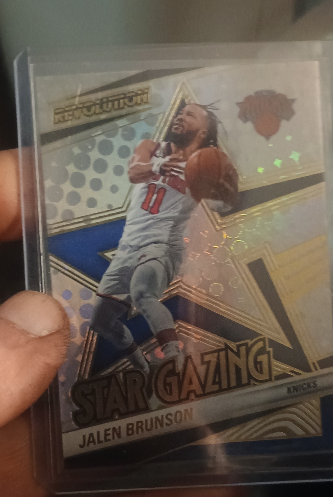 2024-25 Panini Revolution - Star Gazing Jalen Brunson #24 Blue Cosmo /285