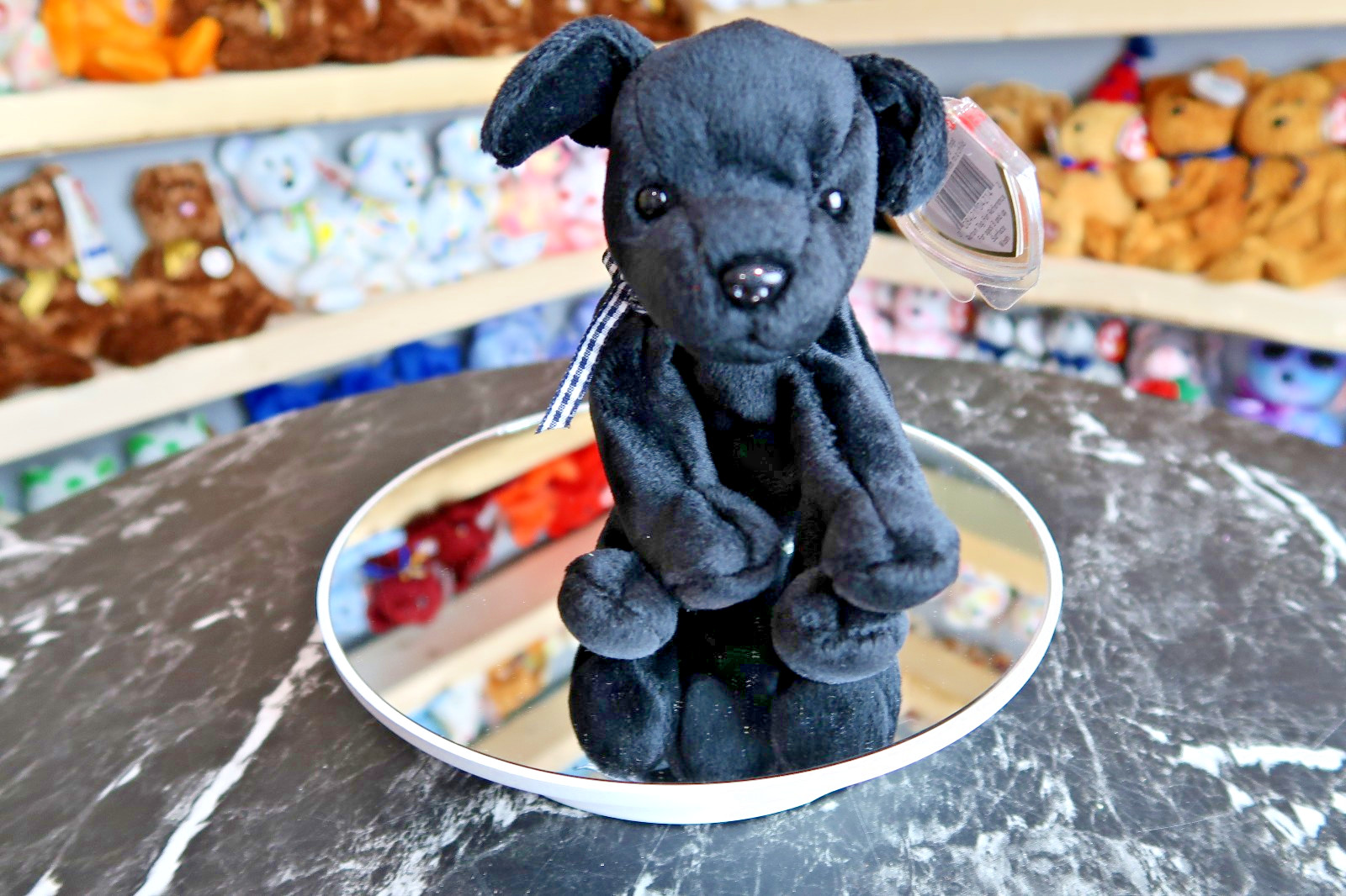 TY Beanie Baby - Luke the Black Lab | MWMT | Vintage | Rare