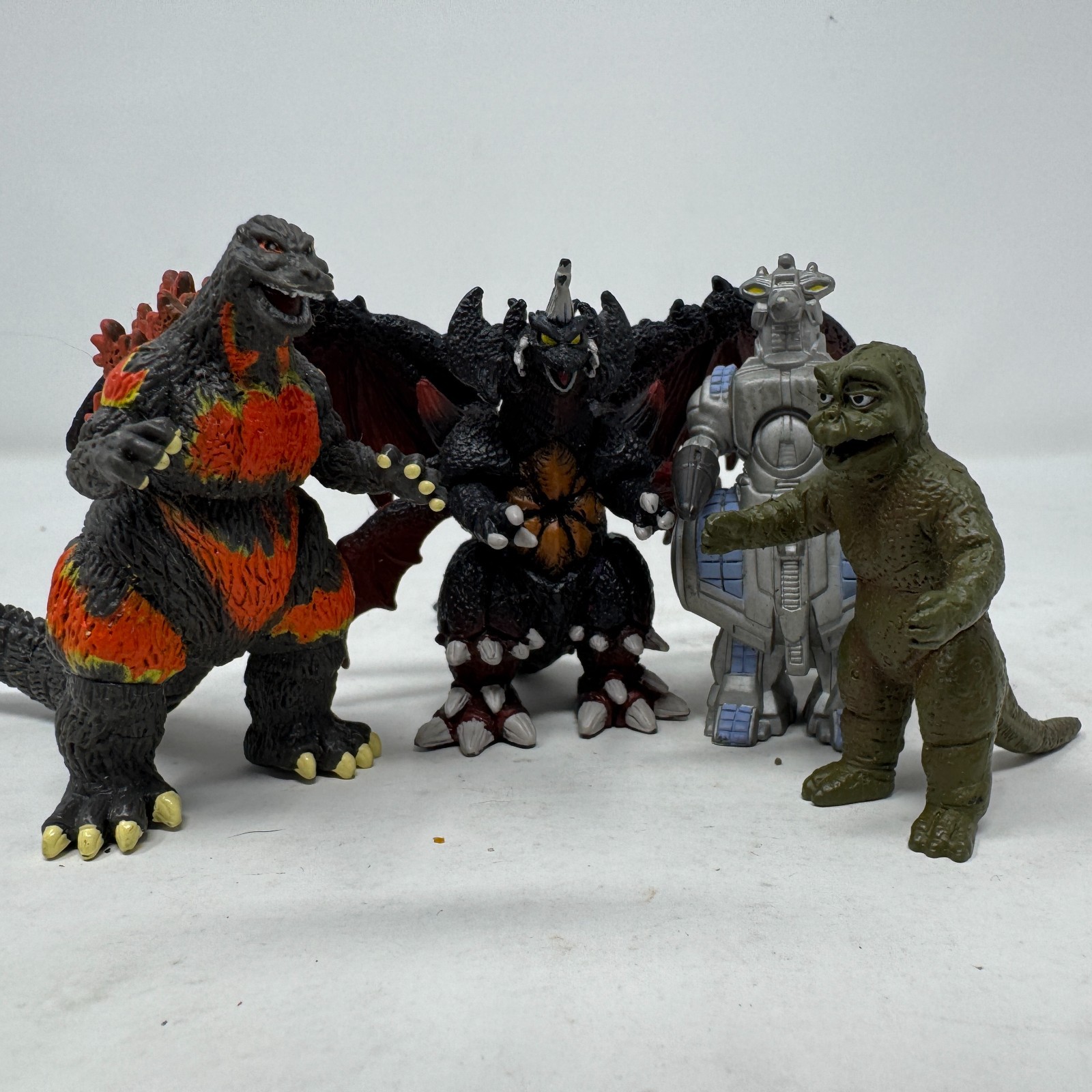 Rare GODZILLA Mini Figure Pack of Destruction 2”  2002 Bandai Toho