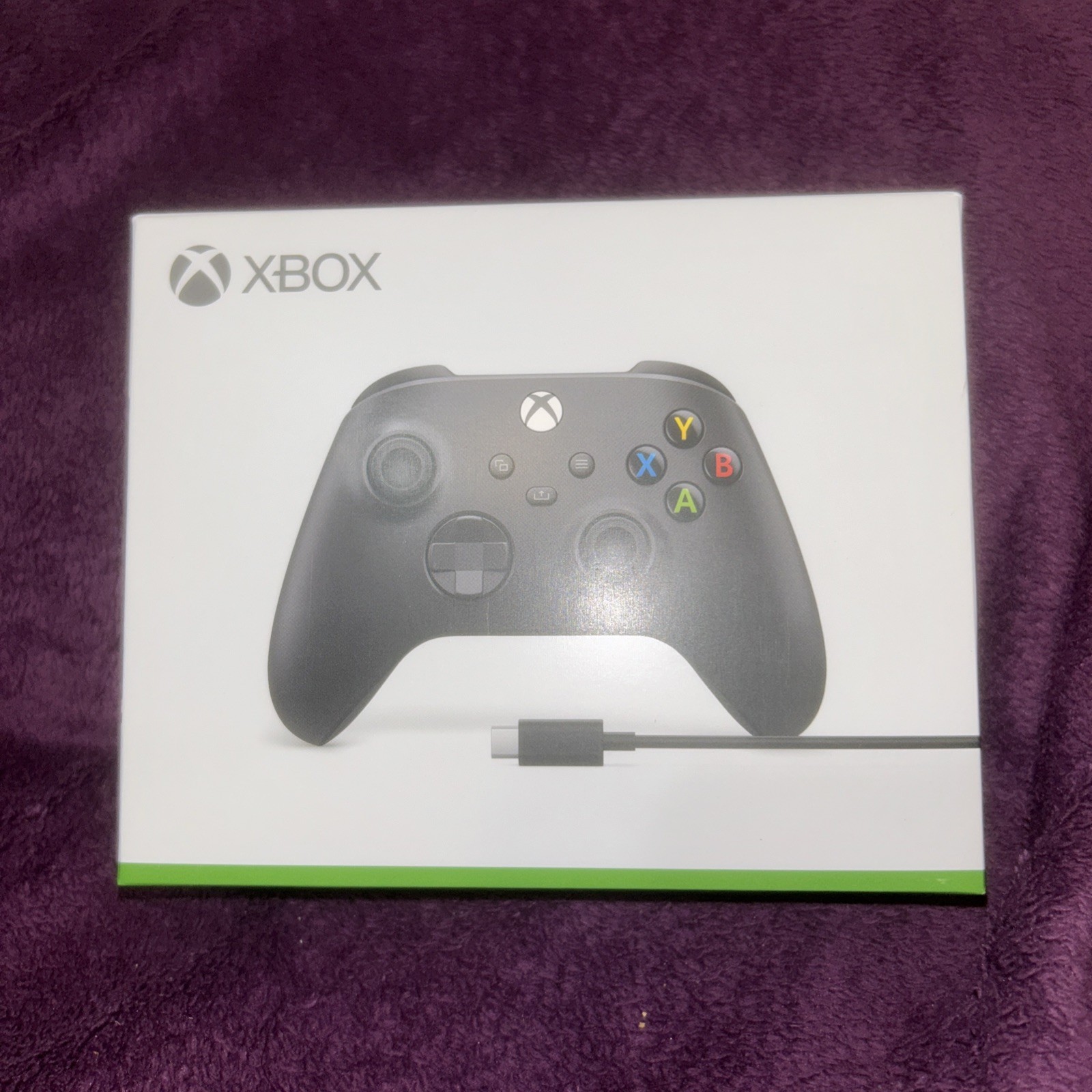 EMPTY BOX - Xbox One Controller Black - Box & Manuals Only-**BOX ONLY**