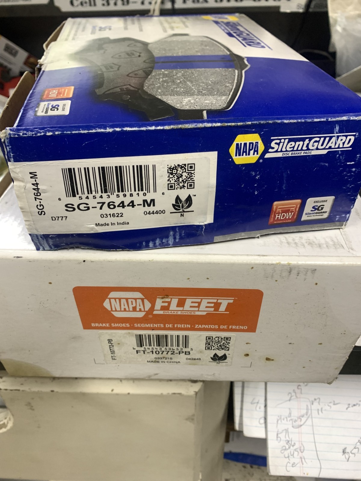 FORD BRAKE SHOES AND PADS SG-7644-M FT-10772-PN NEW NEVER OPENED F550 AND OTHERS