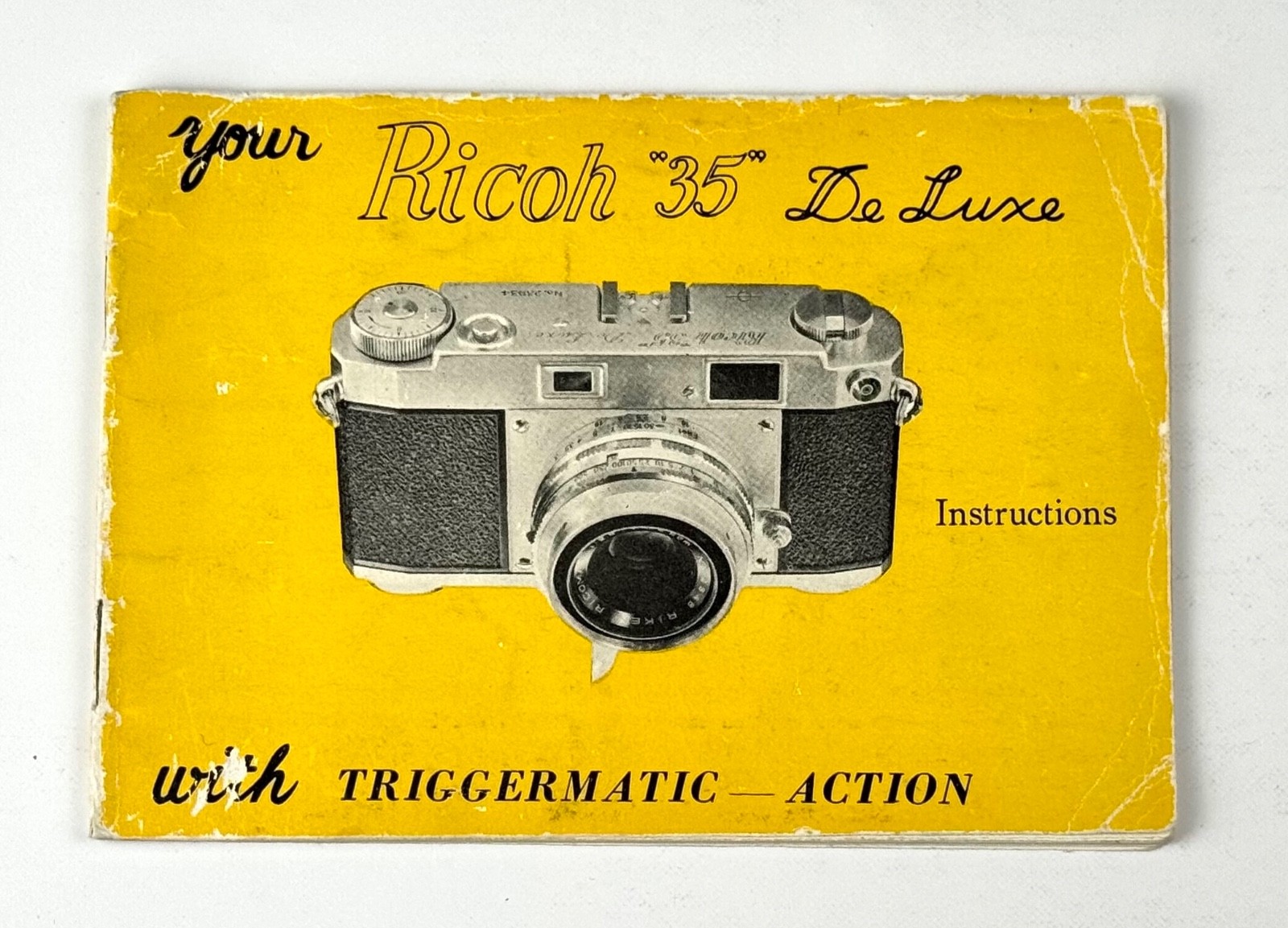 Ricoh 35 Deluxe Camera INSTRUCTION MANUAL USERS GUIDE / OPERATING