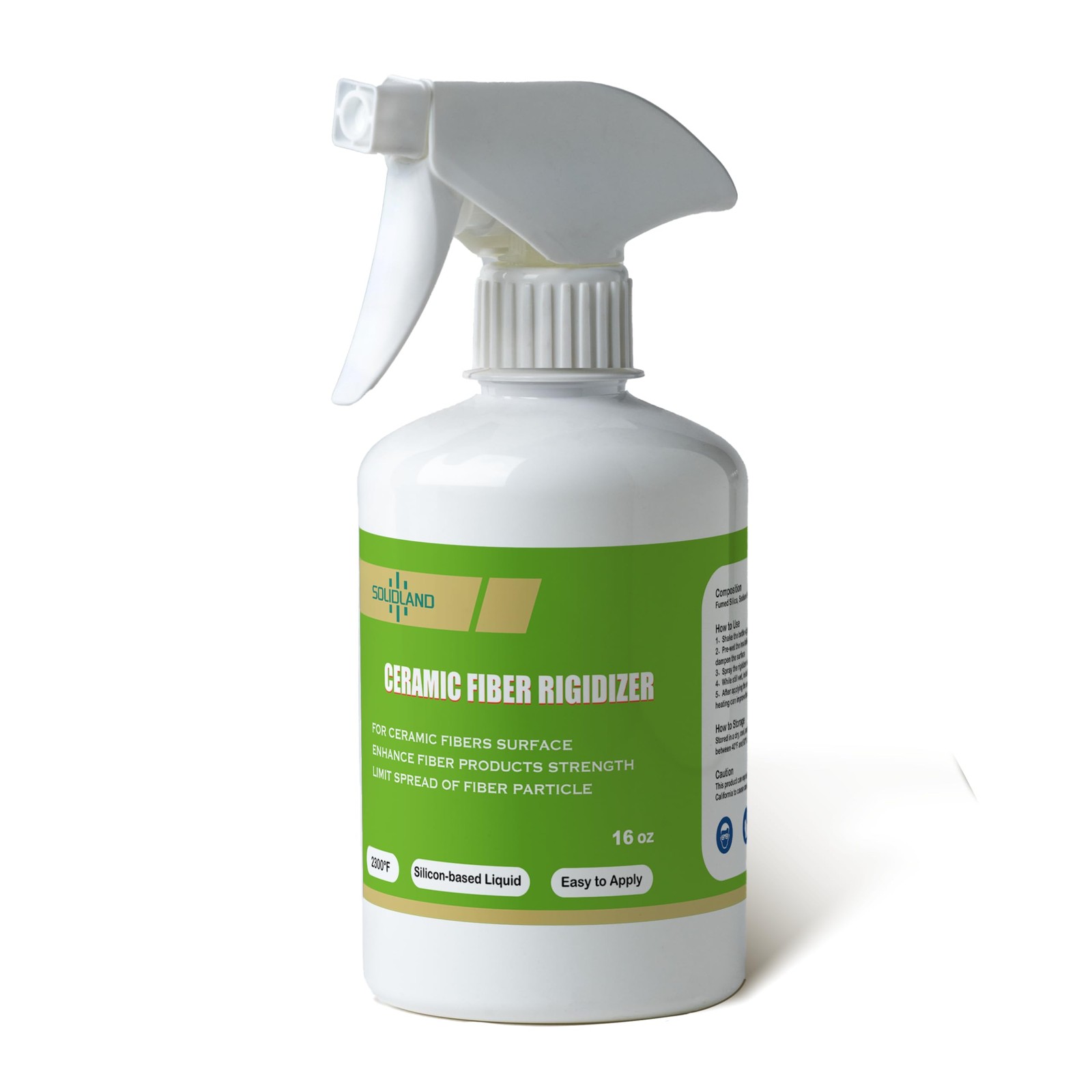 SOLIDLAND Refractory Rigidizer for Ceramic Fiber Blankets - 16 Ounces 2300°F... 