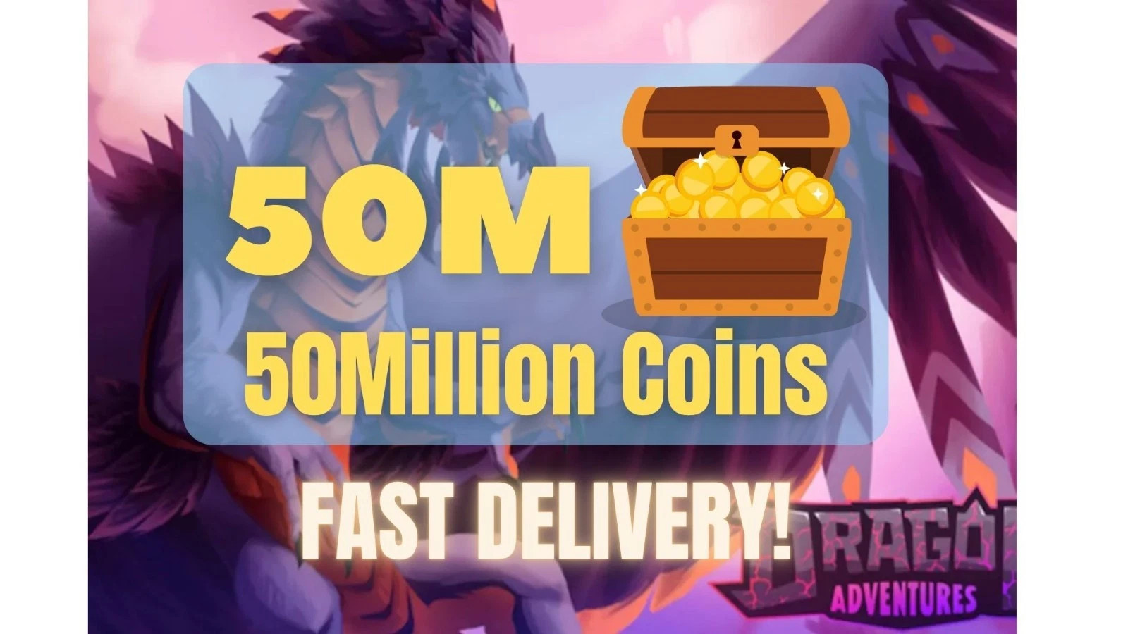 Dragon Adventures Roblox - 50 Million Coins - Best Price!