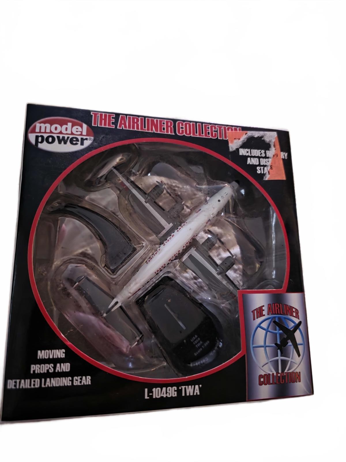Model Power The Airliner Collection L-1049G TWA Airplane