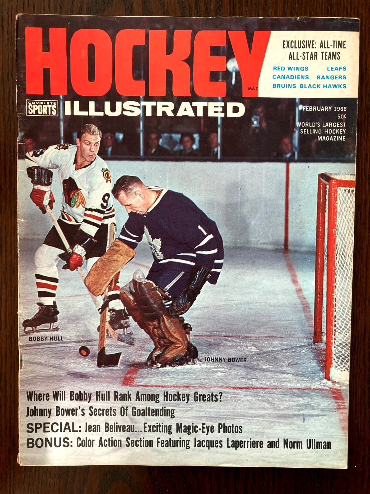 Magazine MAY  1968 Hockey illustrated BOBBY HULL BLACKHAWKS