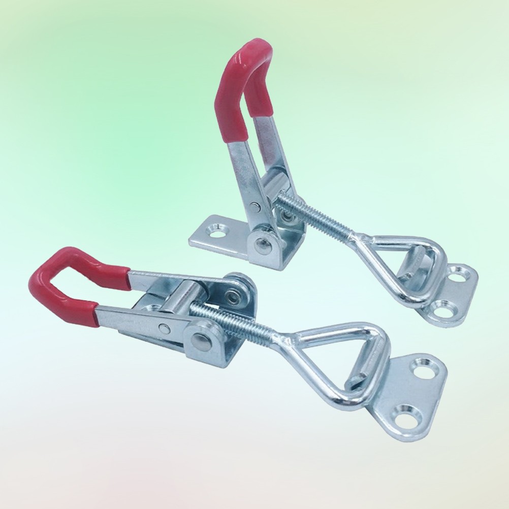 2Pcs Toggle Clamp Quick Release Hold Down Clamp for Welding Molds Metal