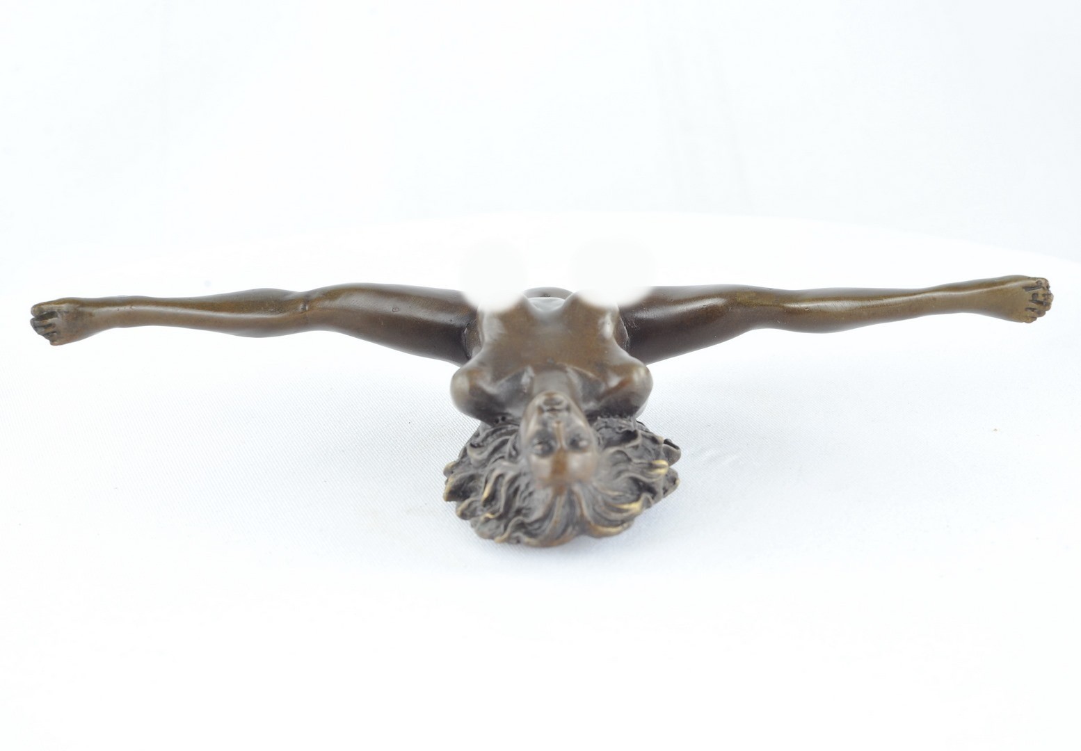 Statue Pin Up Art Deco Style Art Nouveau Art Nouveau Style Solid Bronze Base