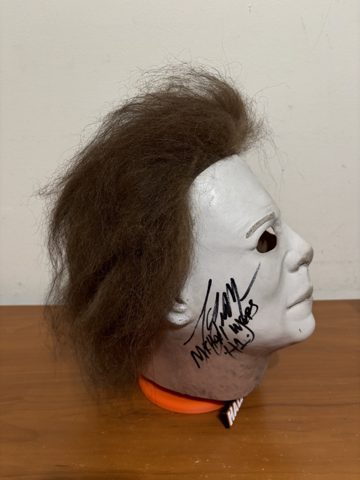 Michael Myers Mask Halloween II Trick or Treat Signed Autograph Tony Moran JSA