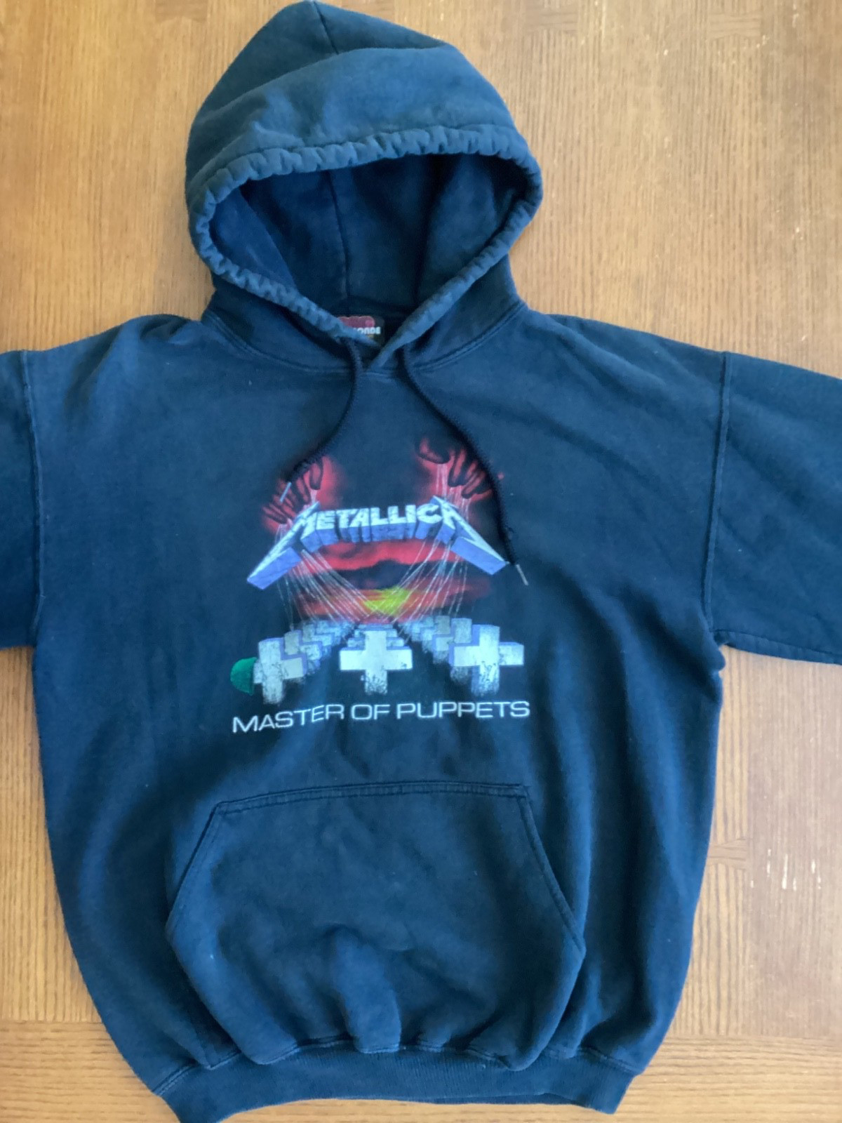 Vintage Artimonde Metallica Master of Puppets 1997 Black Hoodie size M
