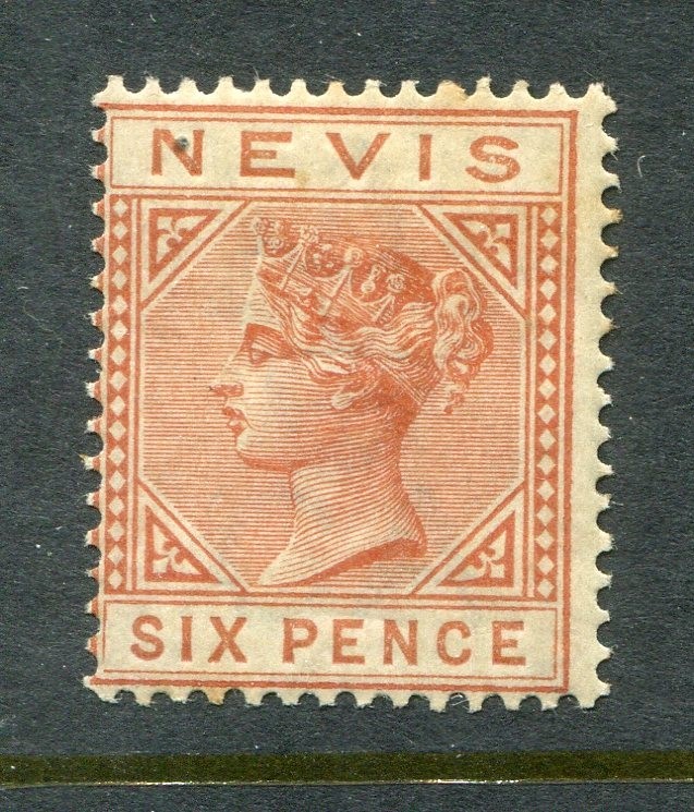 Nevis #29 Victoria 6 P. [Mint Hinged]
