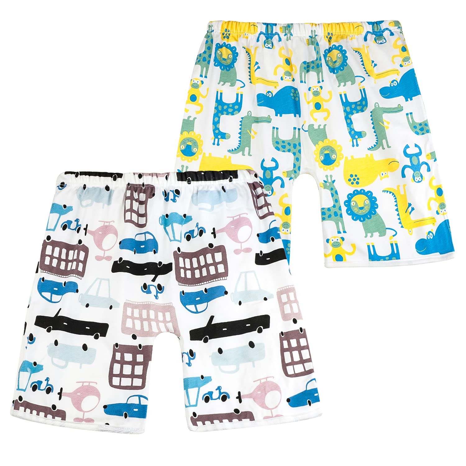 2 Packs Waterproof Diaper Pants Potty Training Pants for Baby Boy and Girl Ni...