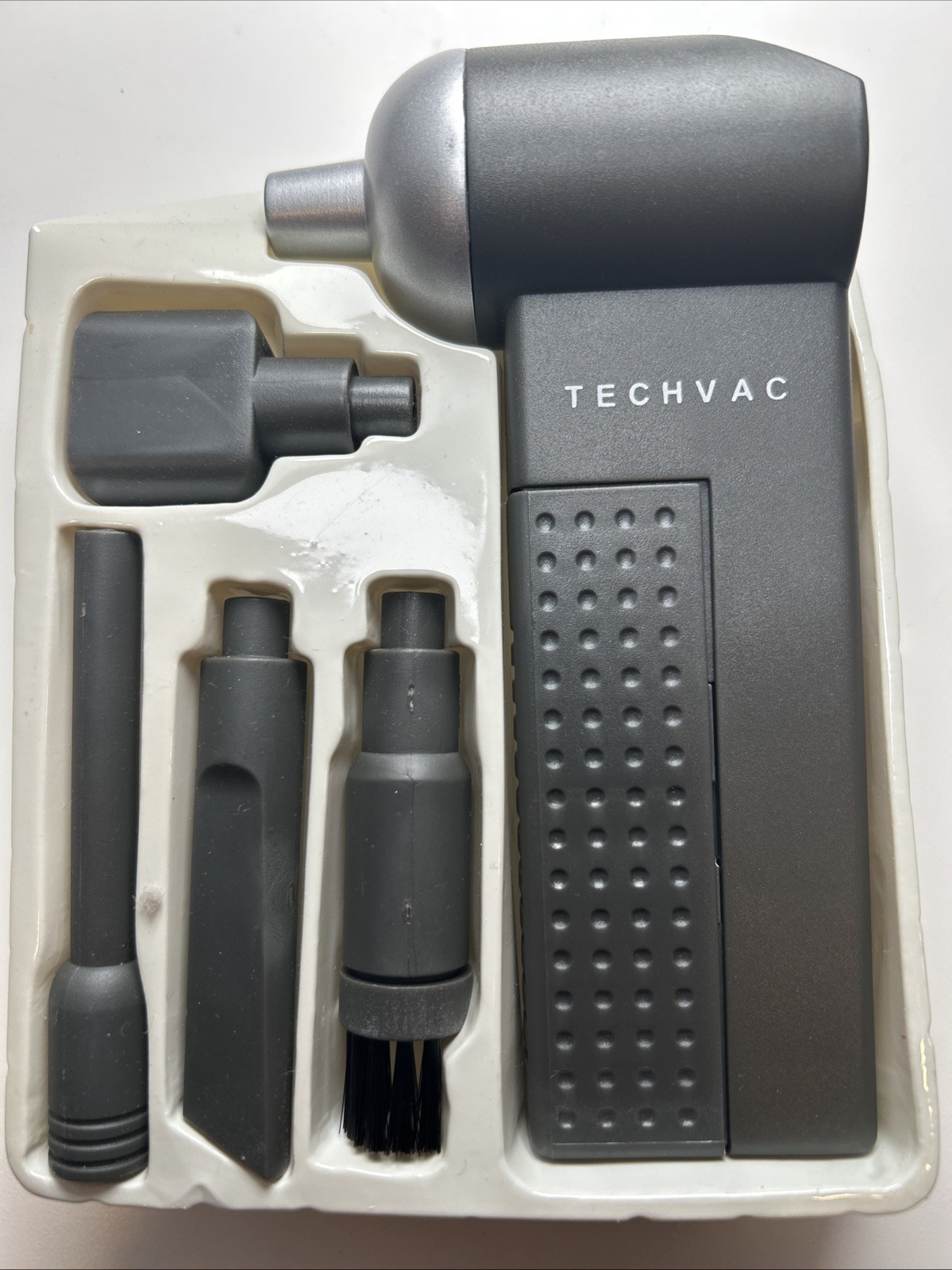 Rare 5 Pc Keyboard Tech Vac Includes 4 Attachments & Manual NON-WORKING VINTAGE!