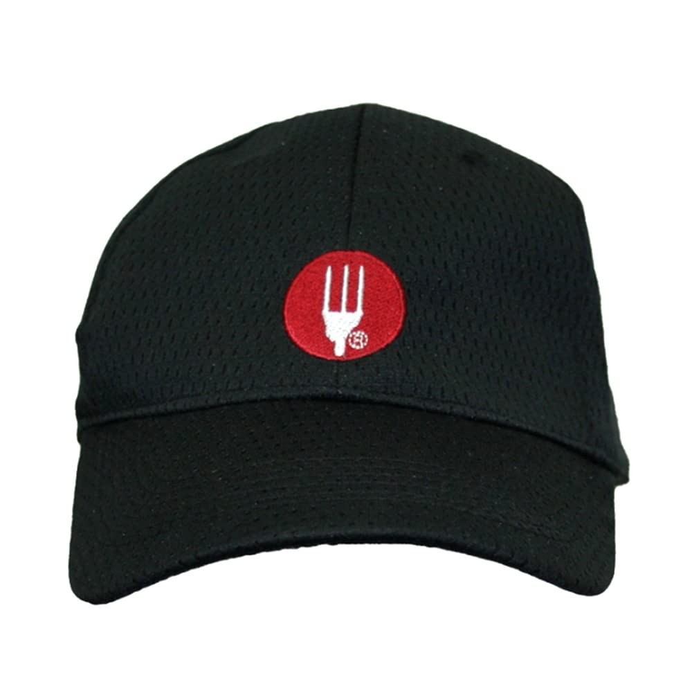 Chef Works Unisex Logo Cool Vent Baseball Cap One Size, Black 