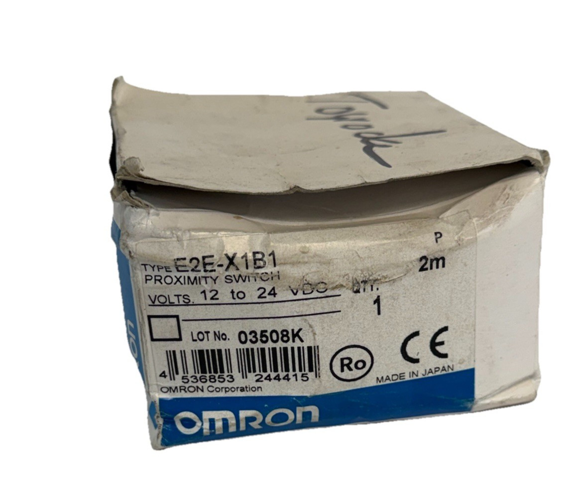 NIB OMRON E2E-X1B1 PROXIMITY SWITCH E2EX1B1 2M 12 TO 24 VDC