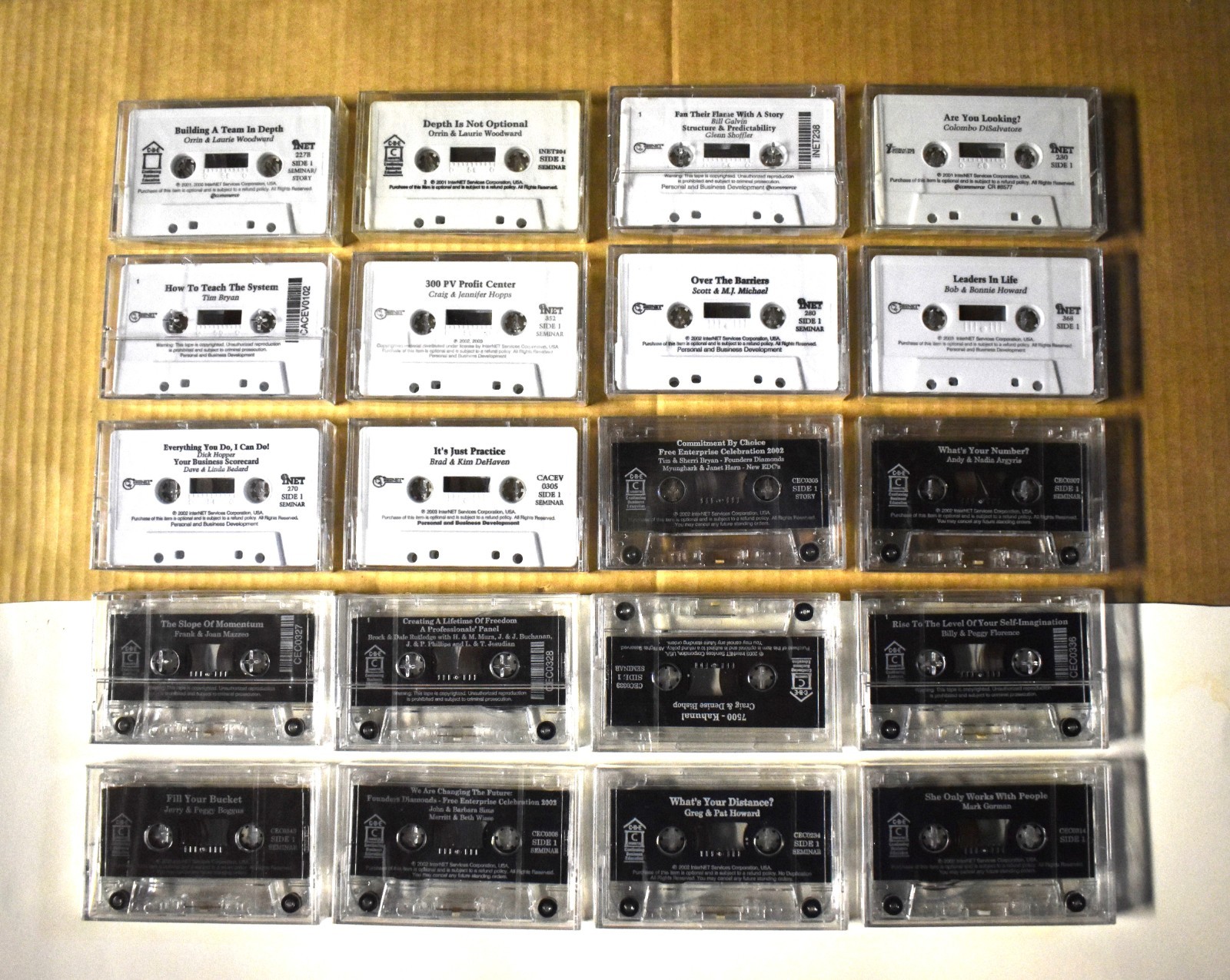 Amway Quixtar 2001 2002 2003 cassette tapes still sealed--20 pieces in Lot 1