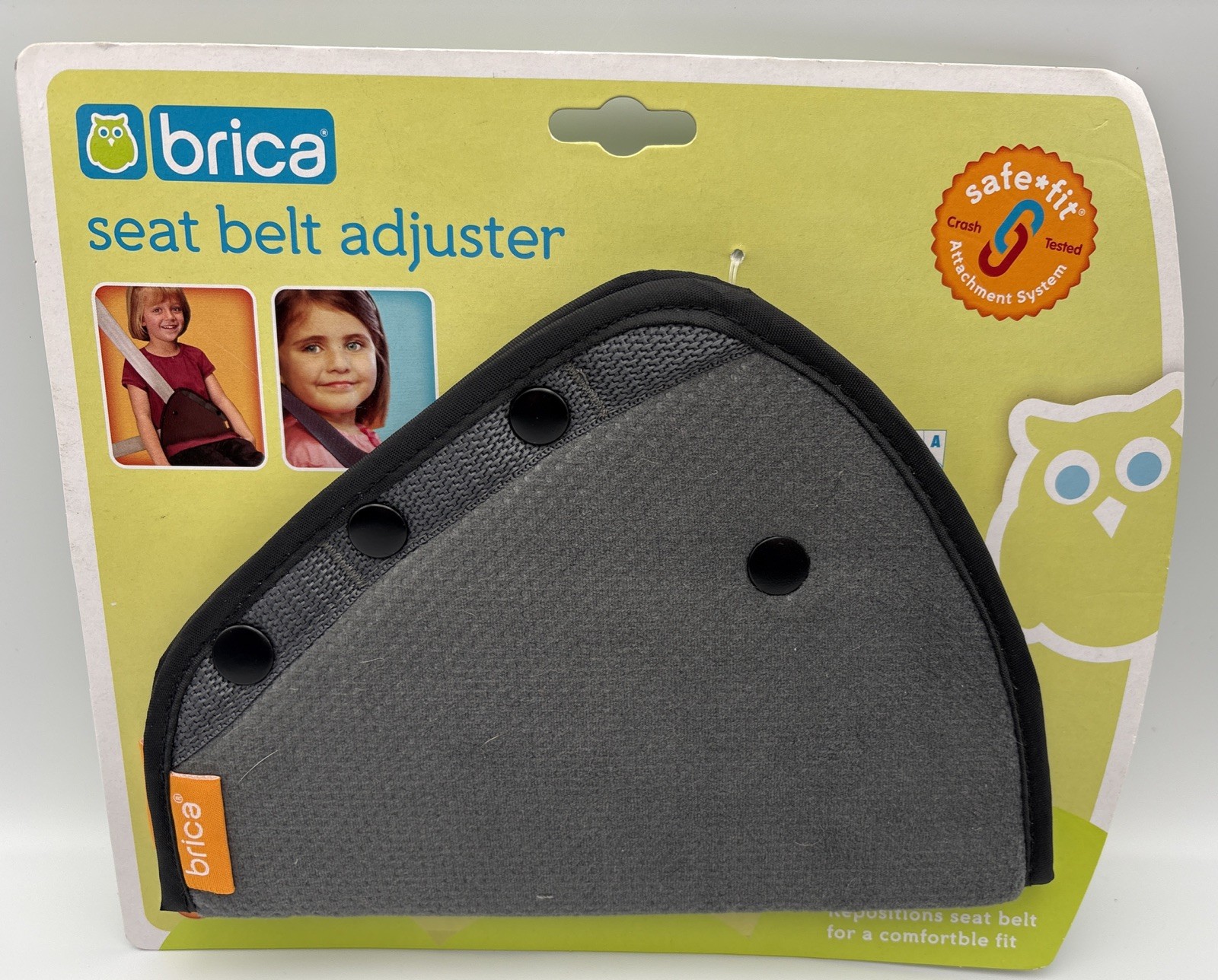 Munchkin Brica Seat Belt Positioner: Keeps Belt Away From Neck & Face / New