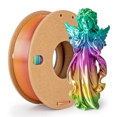 Silk Rainbow PLA Filament 1.75mm Silk PLA 3D Printer 250g Gradient Candy
