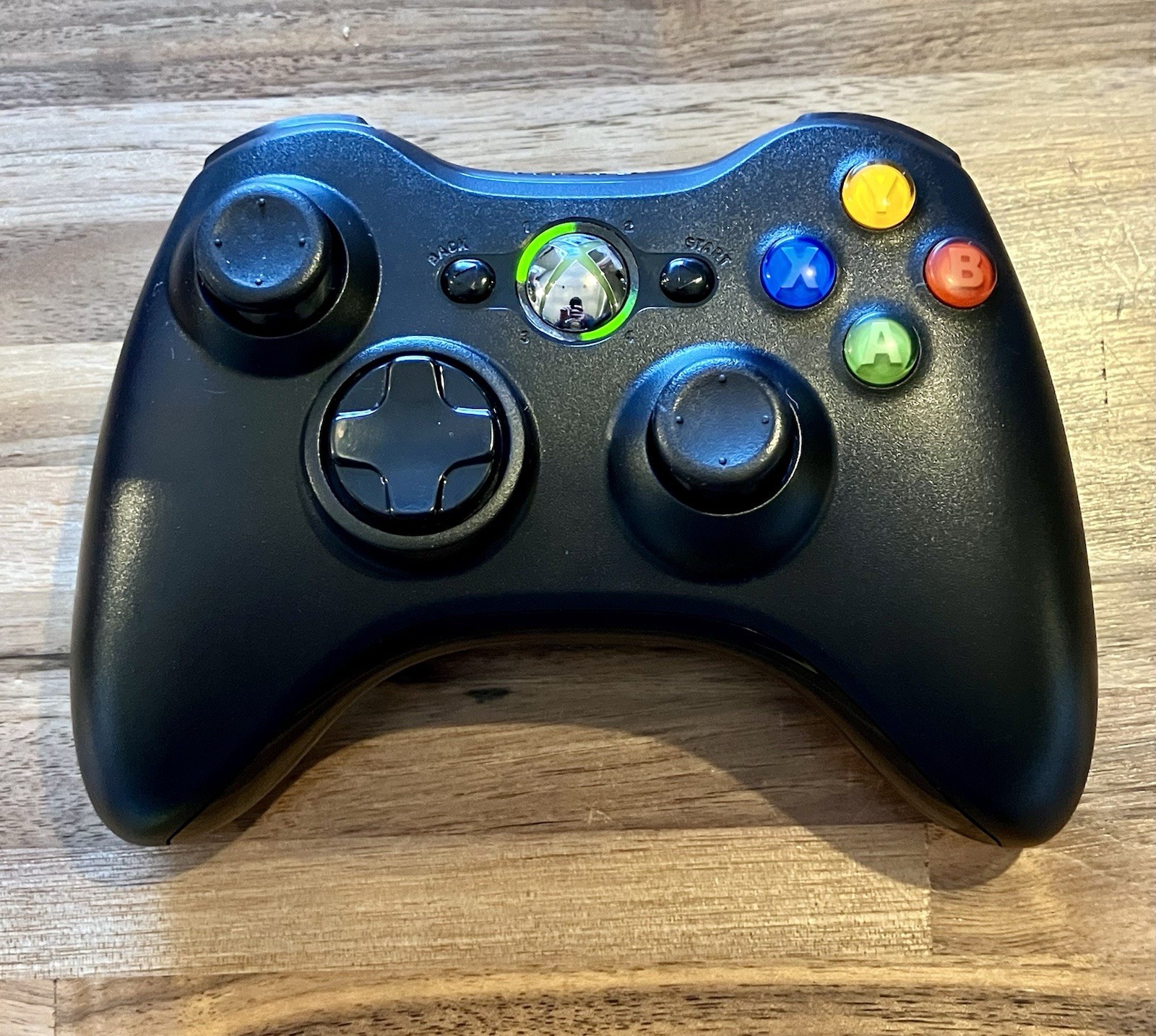 OEM Microsoft Xbox 360 & PC Windows Black Wireless Controller 1403