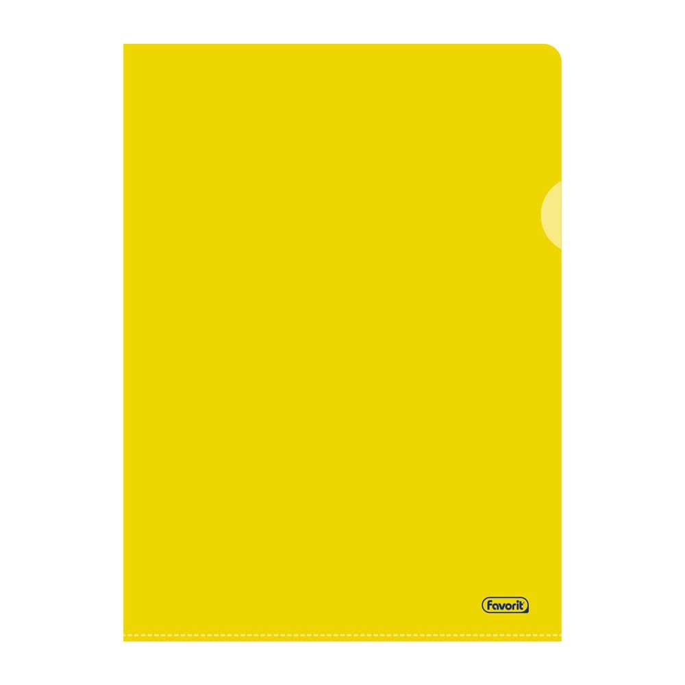 Favorit, L-Shaped Folders, Pack of 25, Size 22 x 30 cm with at Least 30% Bio Bas