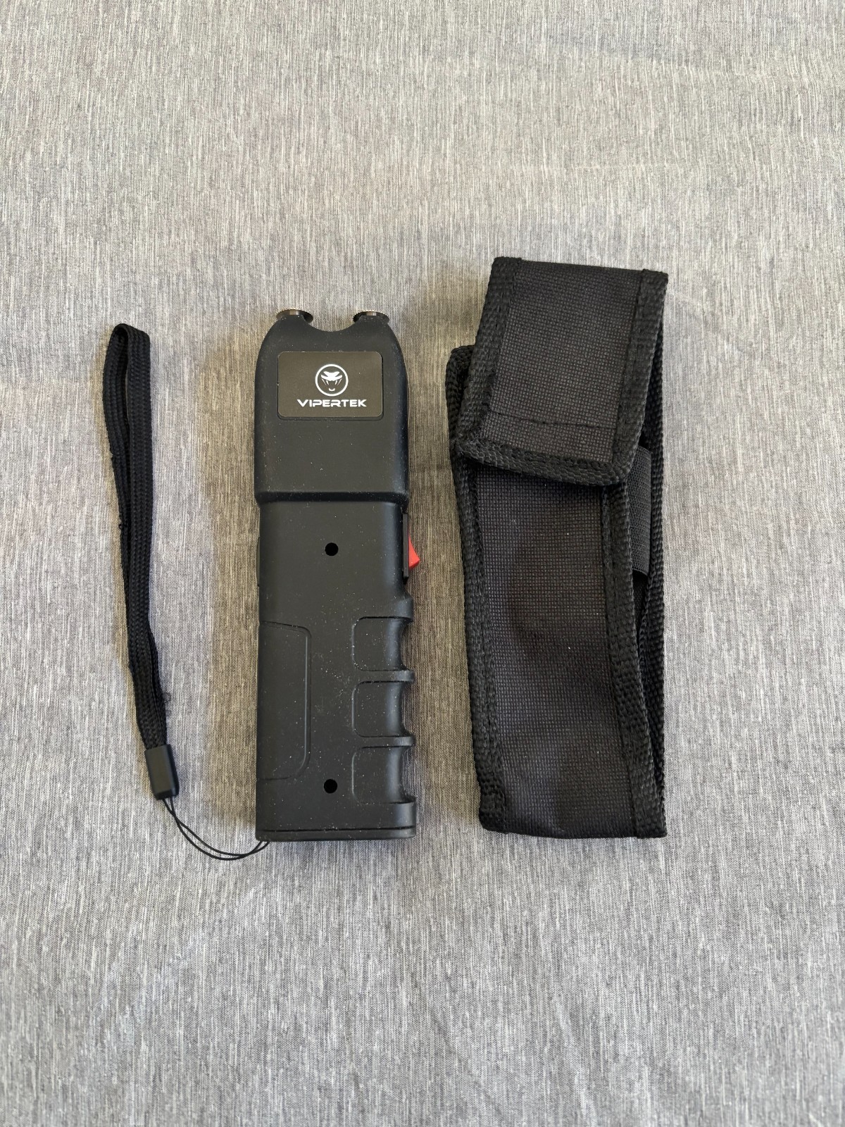 Vipertek VTS-989 Rechargeable LED Flashlight Taser - Black