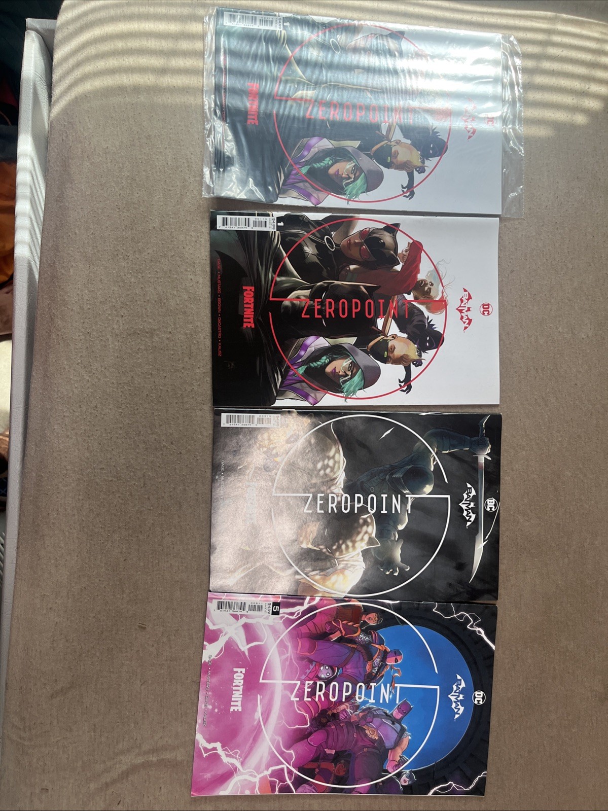 Dc Comics Fortnite Zero Point Lot of 4 #1#3#5