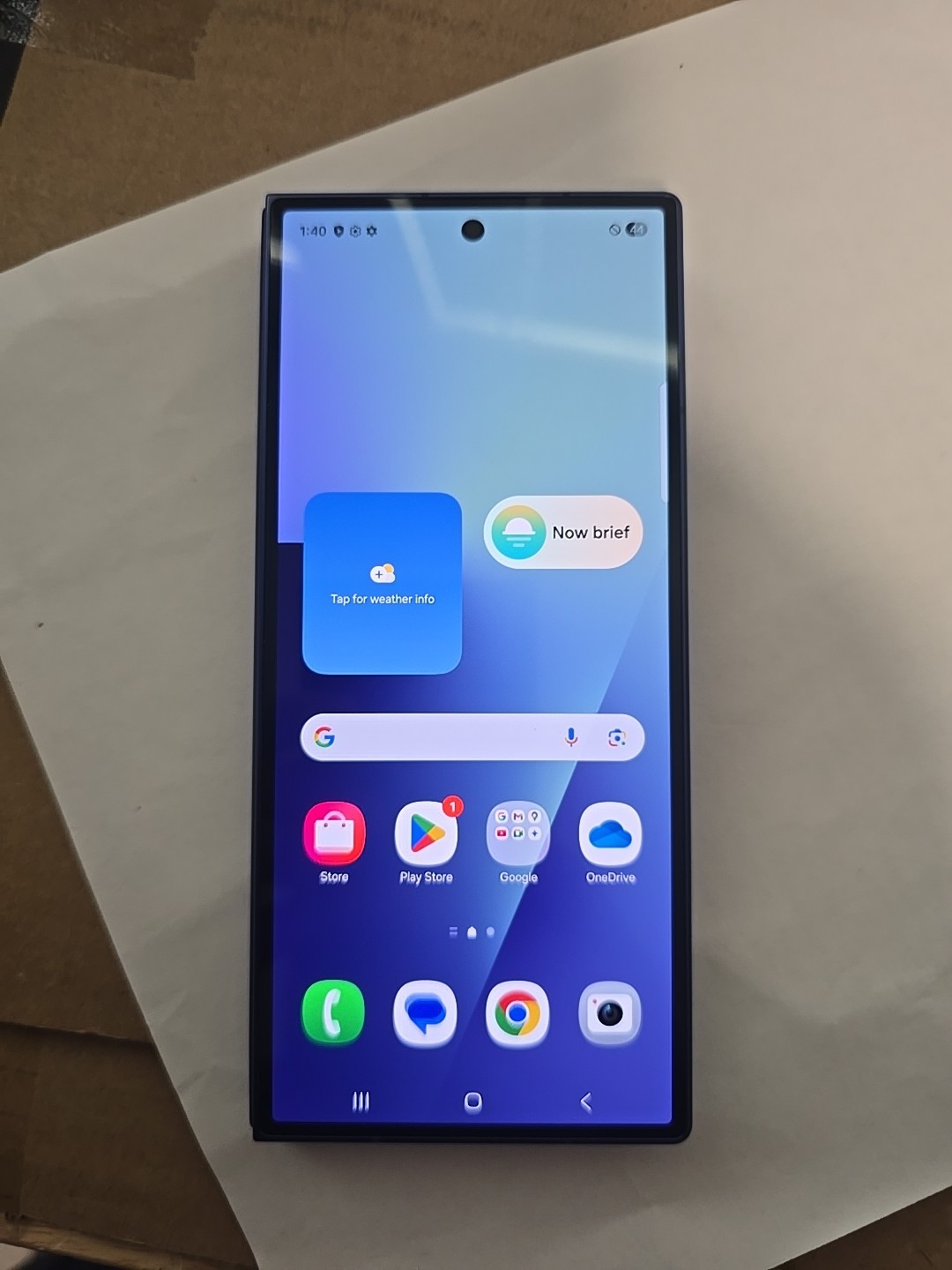 Samsung Galaxy Z Fold 7 - 256 GB - Blue (Unlocked).read